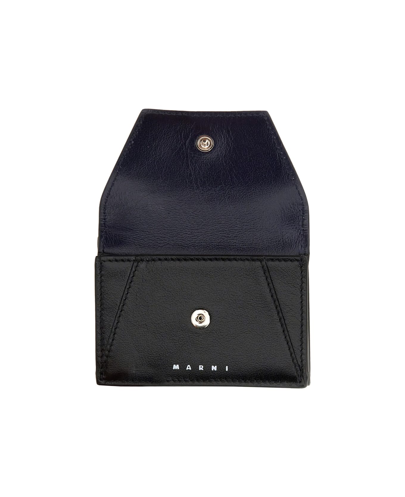 Marni Tri-fold Wallet - BLACK