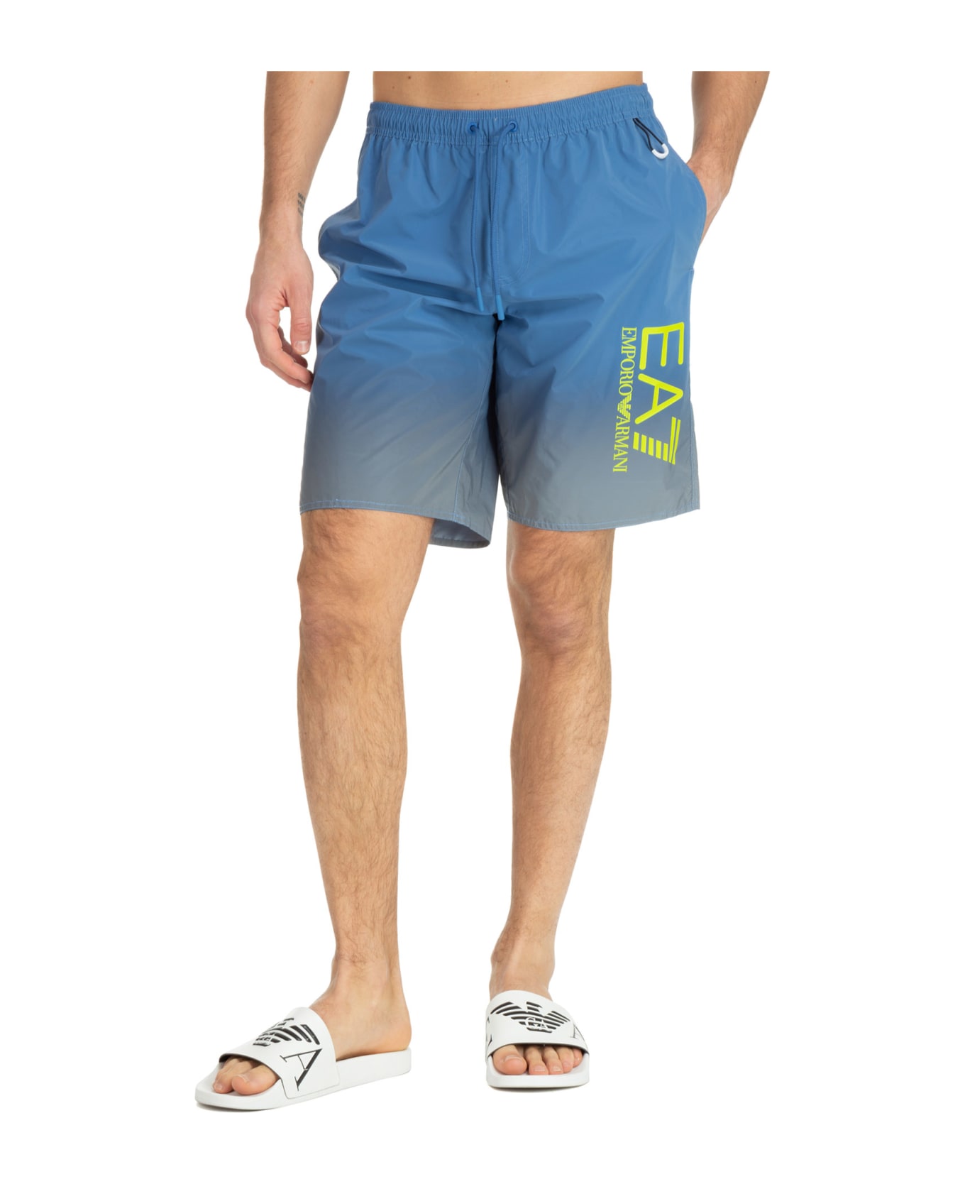 EA7 Swim Shorts - Shaded Blue