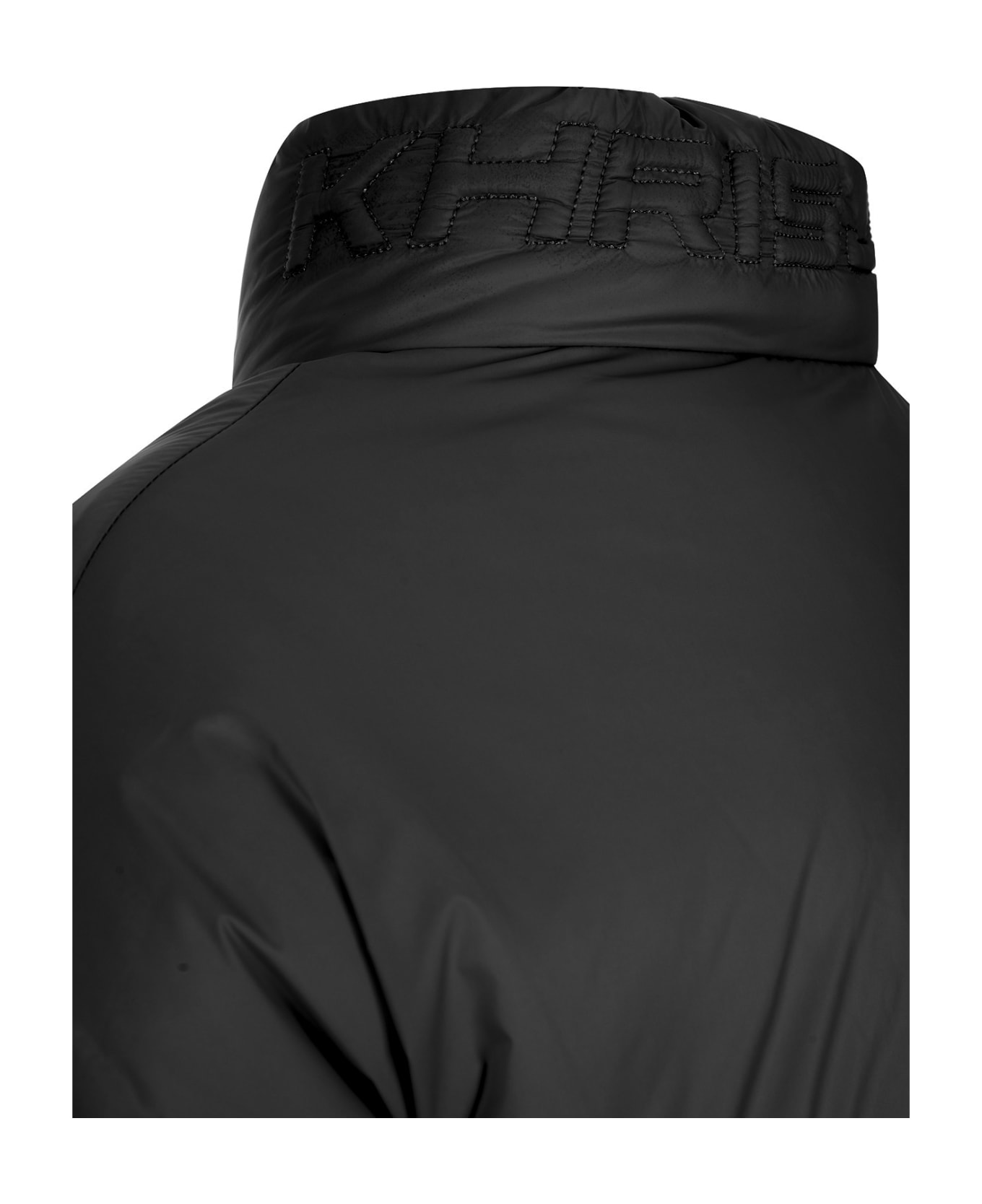 Khrisjoy Puff Joy Cropped Jacket In Black - Black
