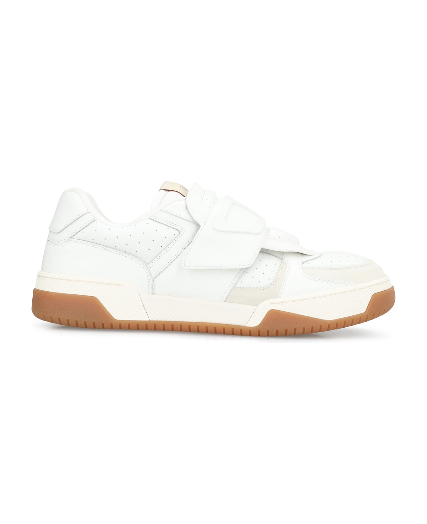 Valentino Garavani Joie De Jouer Leather Low-top Sneakers - White