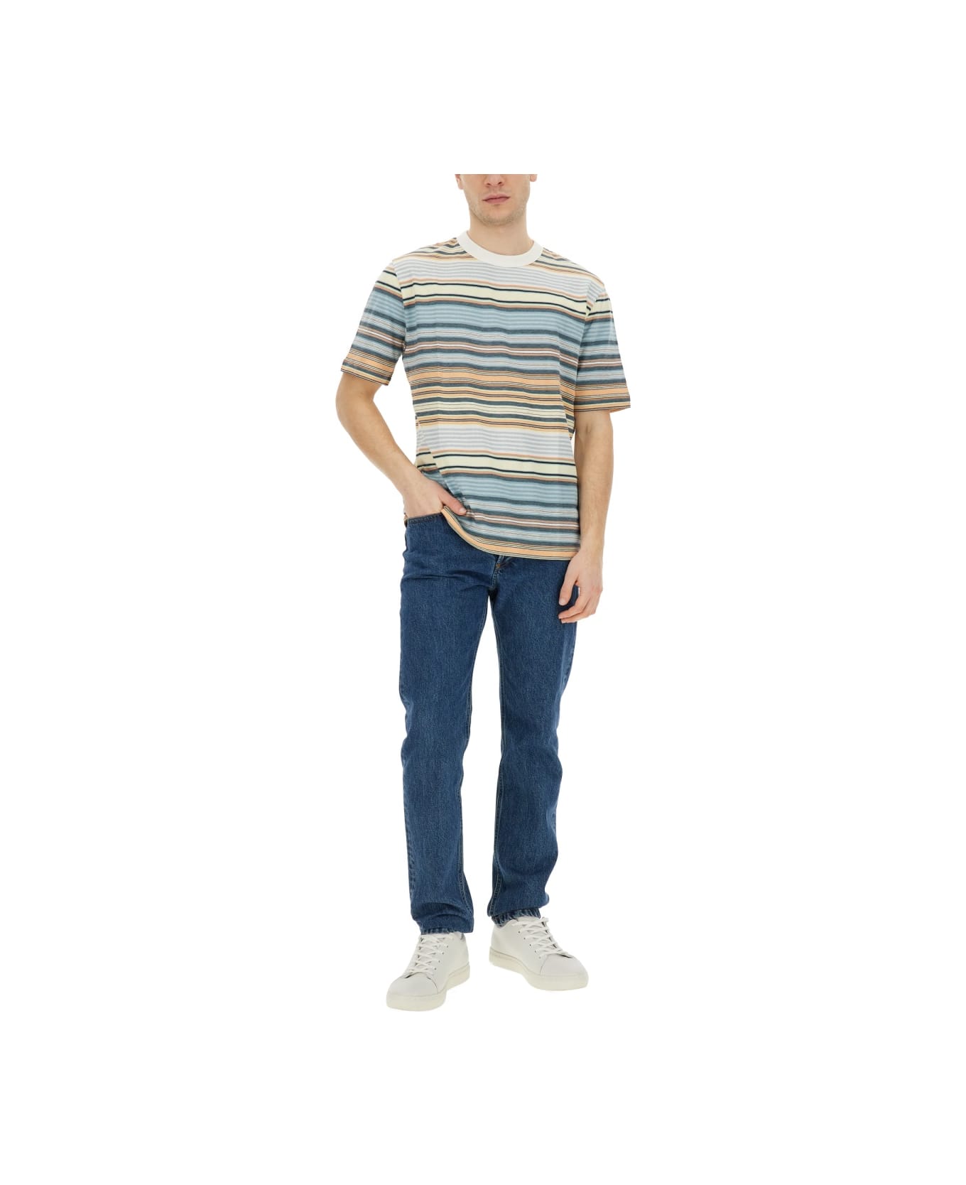 PS by Paul Smith Striped T-shirt - MULTICOLOUR シャツ