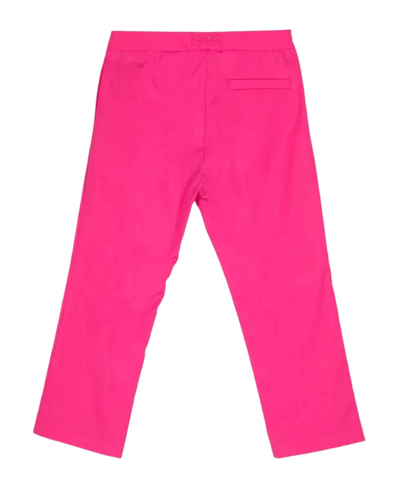 Kenzo Kids Pink Trousers Girl - Lampone