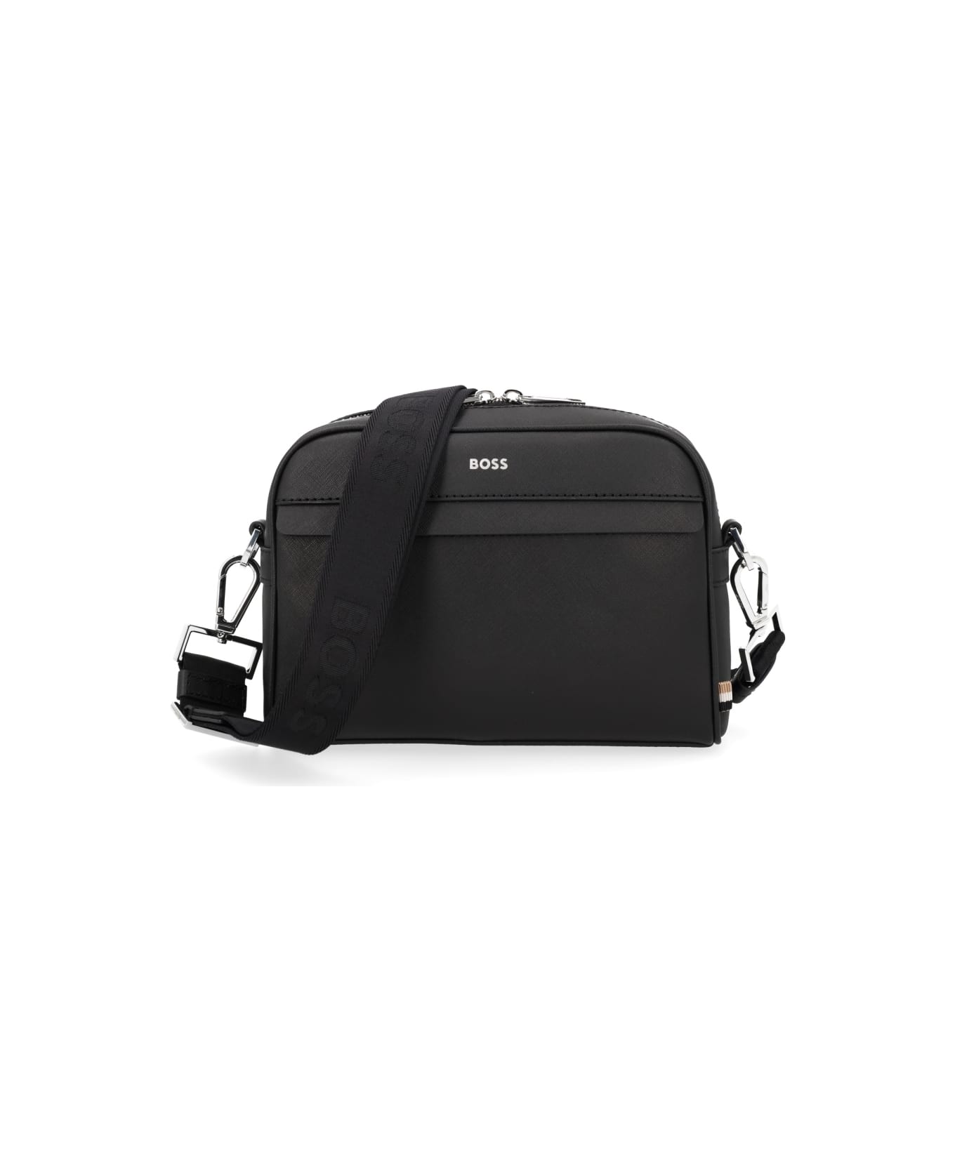 Hugo Boss Bag With Logo - BLACK