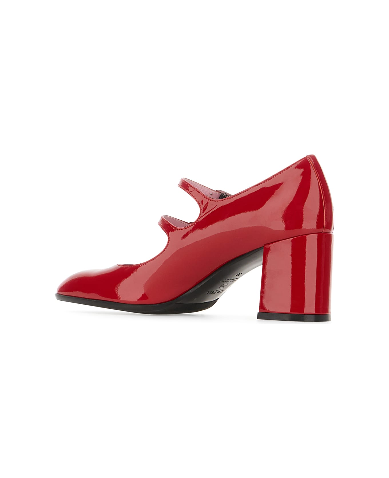 Carel Red Leather Alice Pumps - RED ハイヒール
