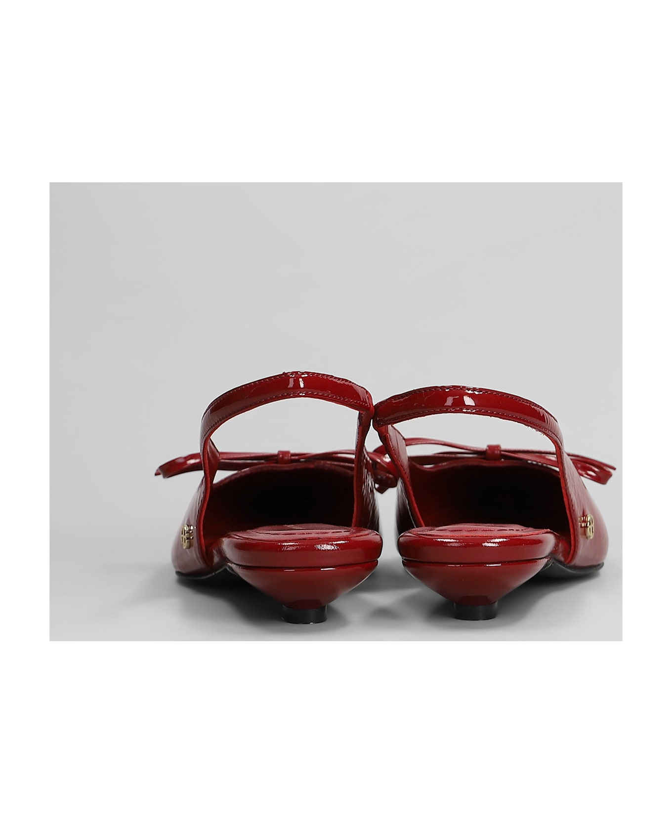 Anine Bing Zoey Pumps In Red Leather - red