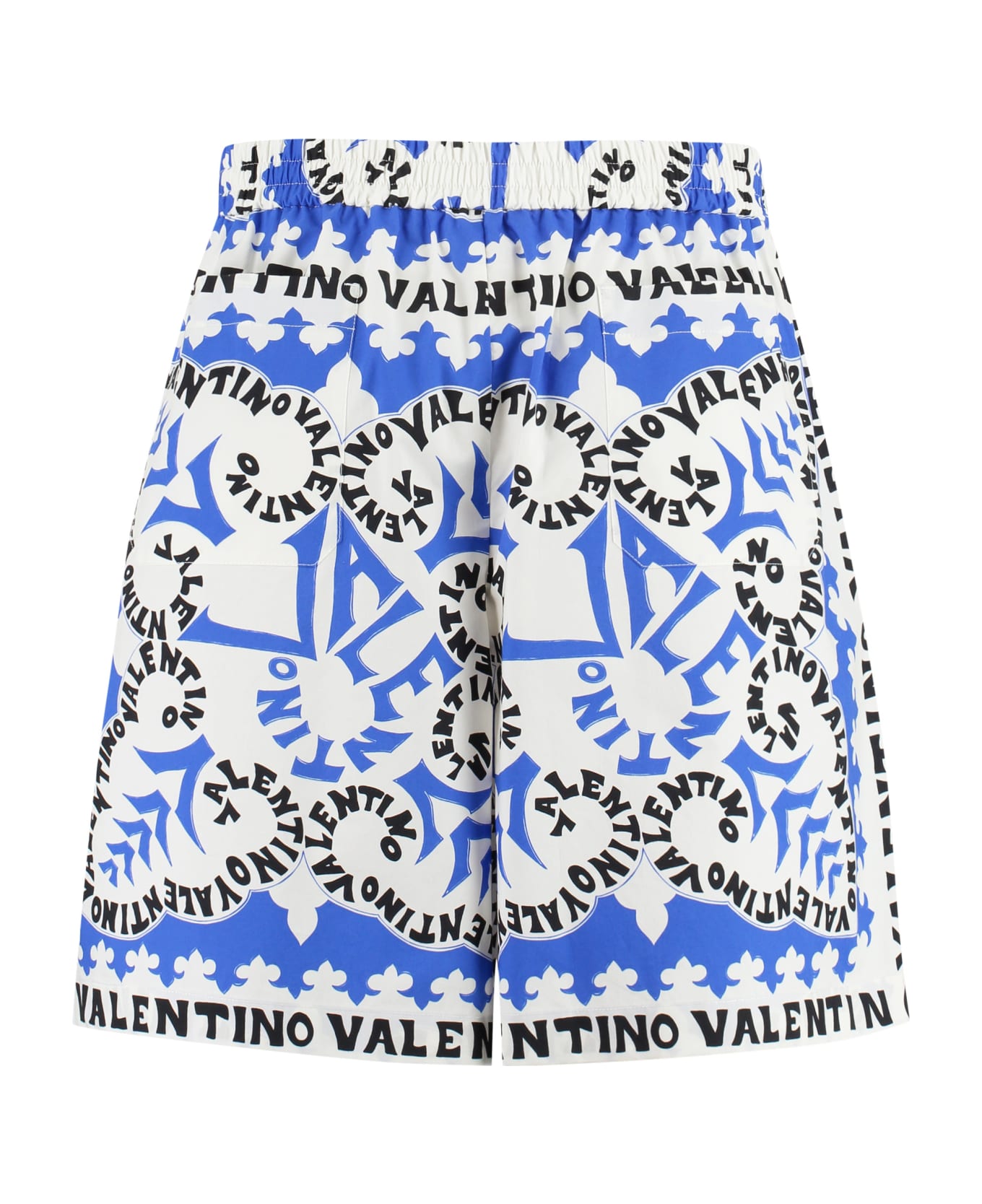 Valentino Printed Cotton Bermuda Shorts - Multicolor ショートパンツ