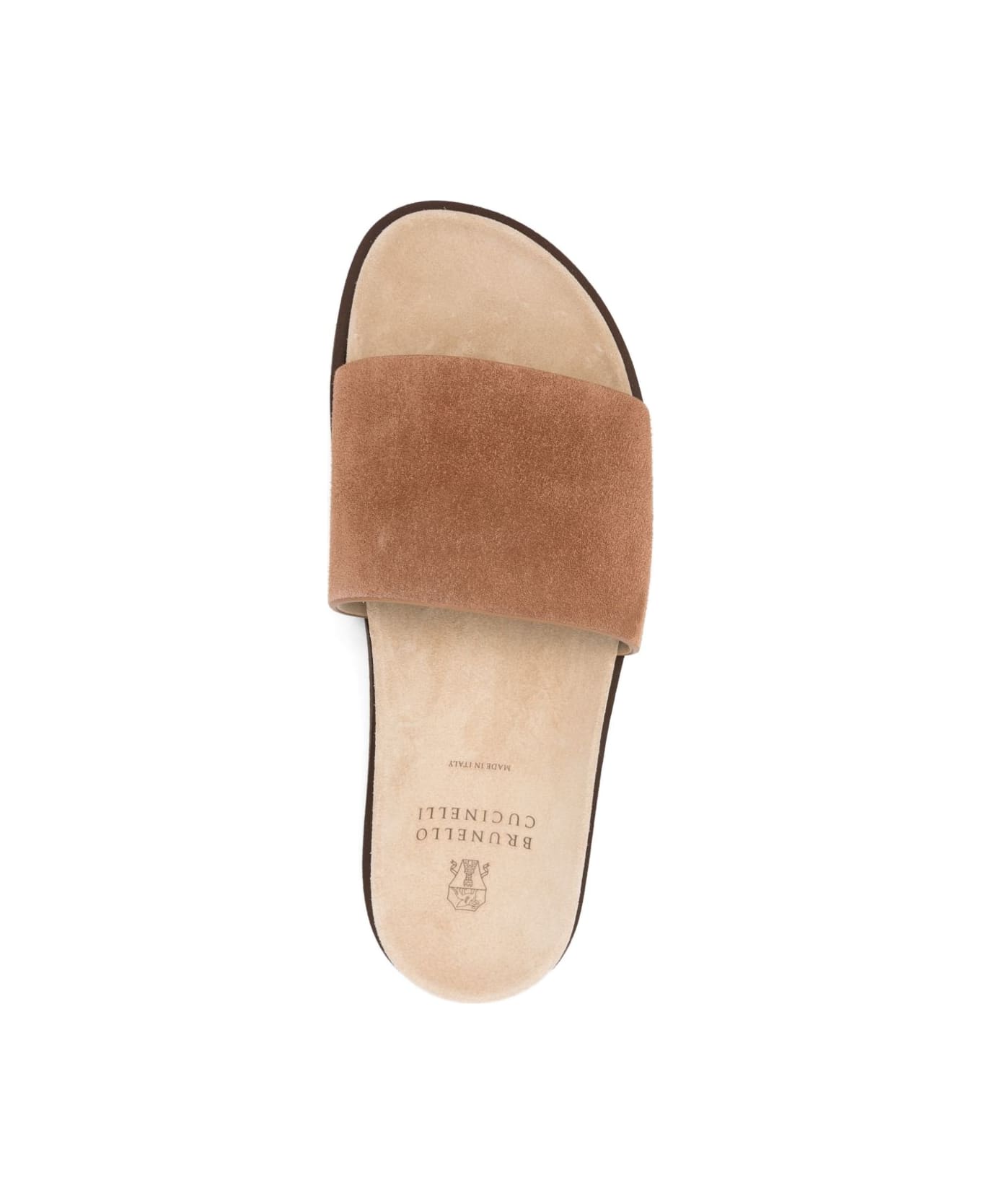 Brunello Cucinelli Leather Slippers