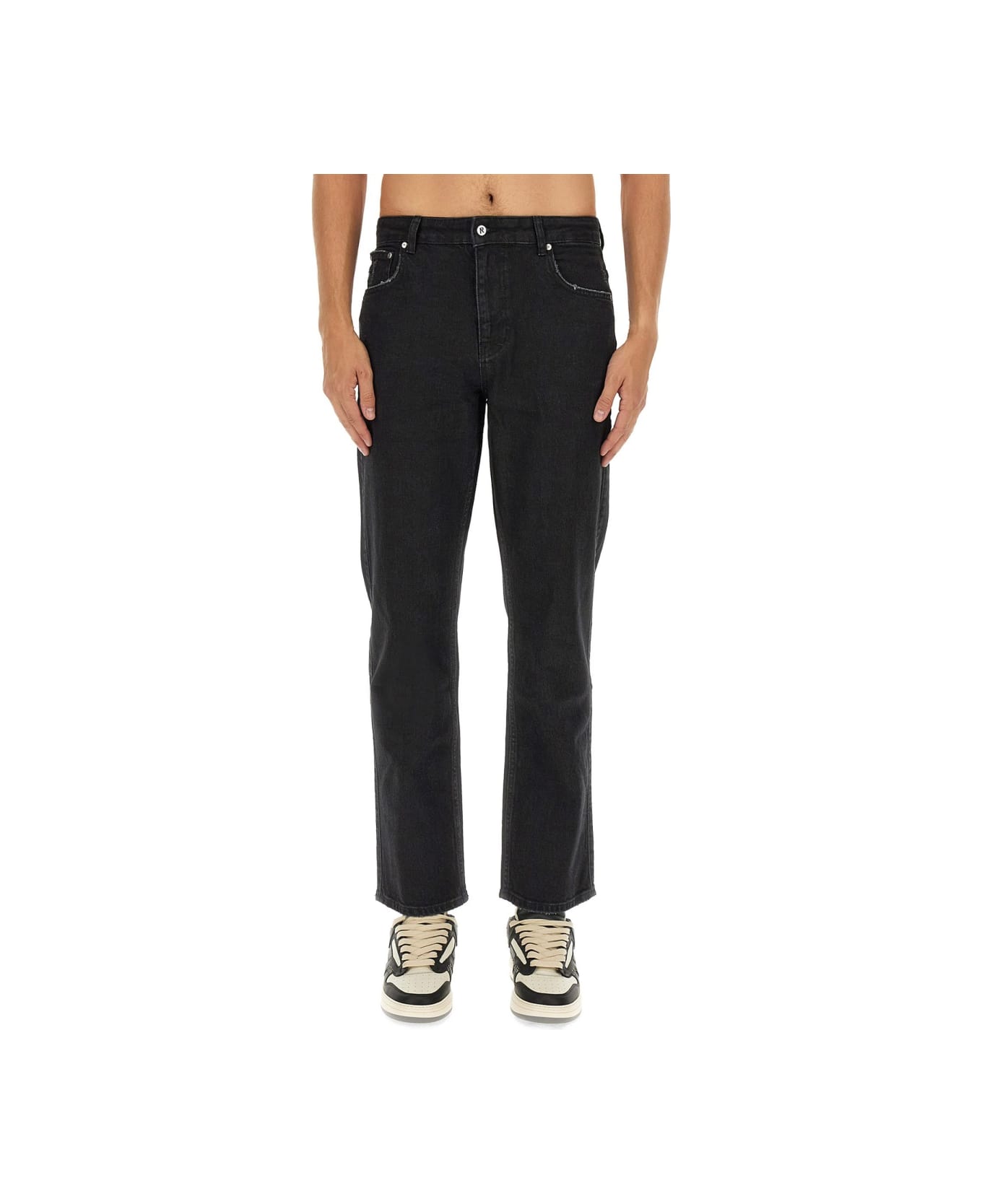 REPRESENT Straight Fit Jeans - BLACK