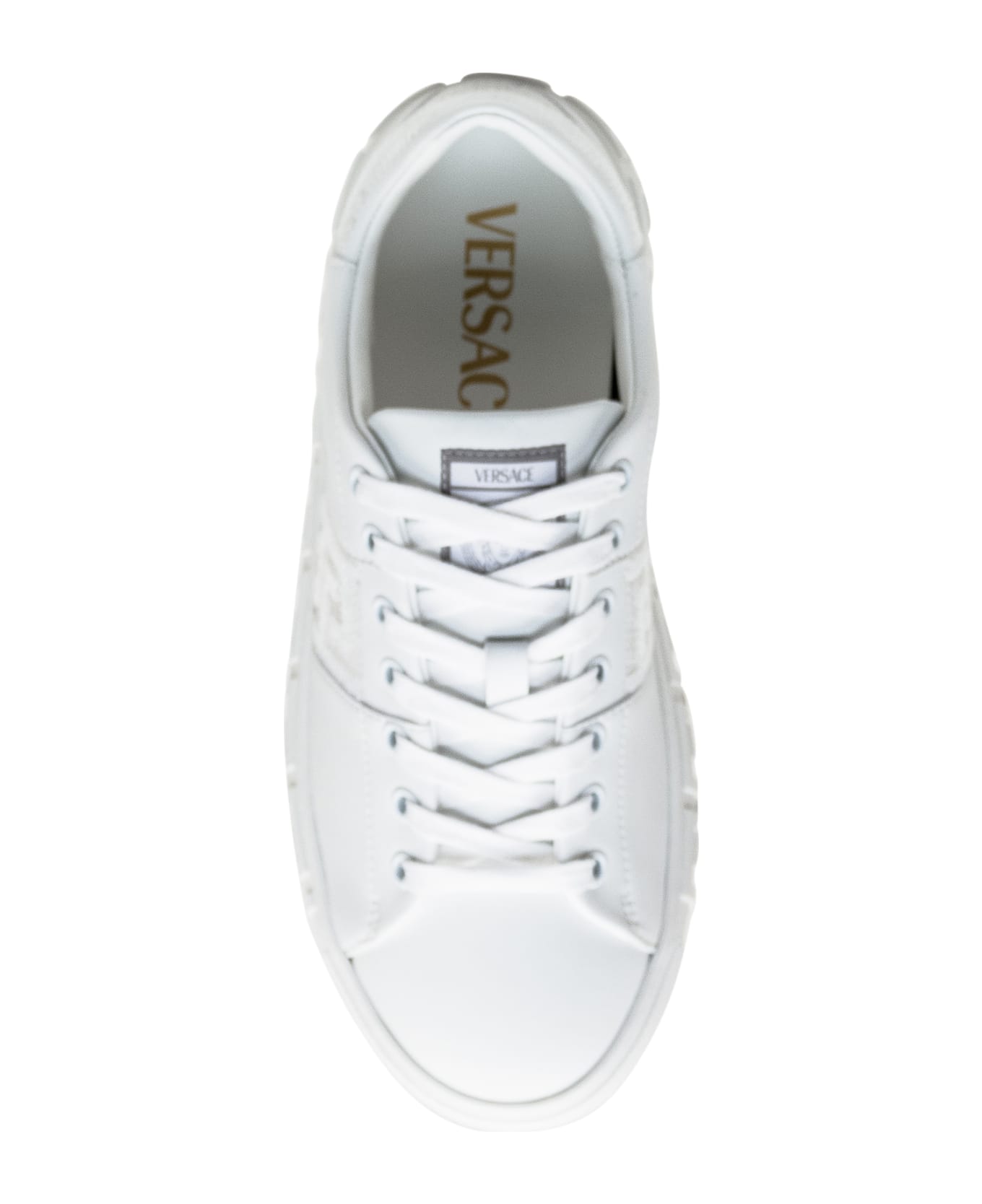 Versace Greca Sneaker - WHITE