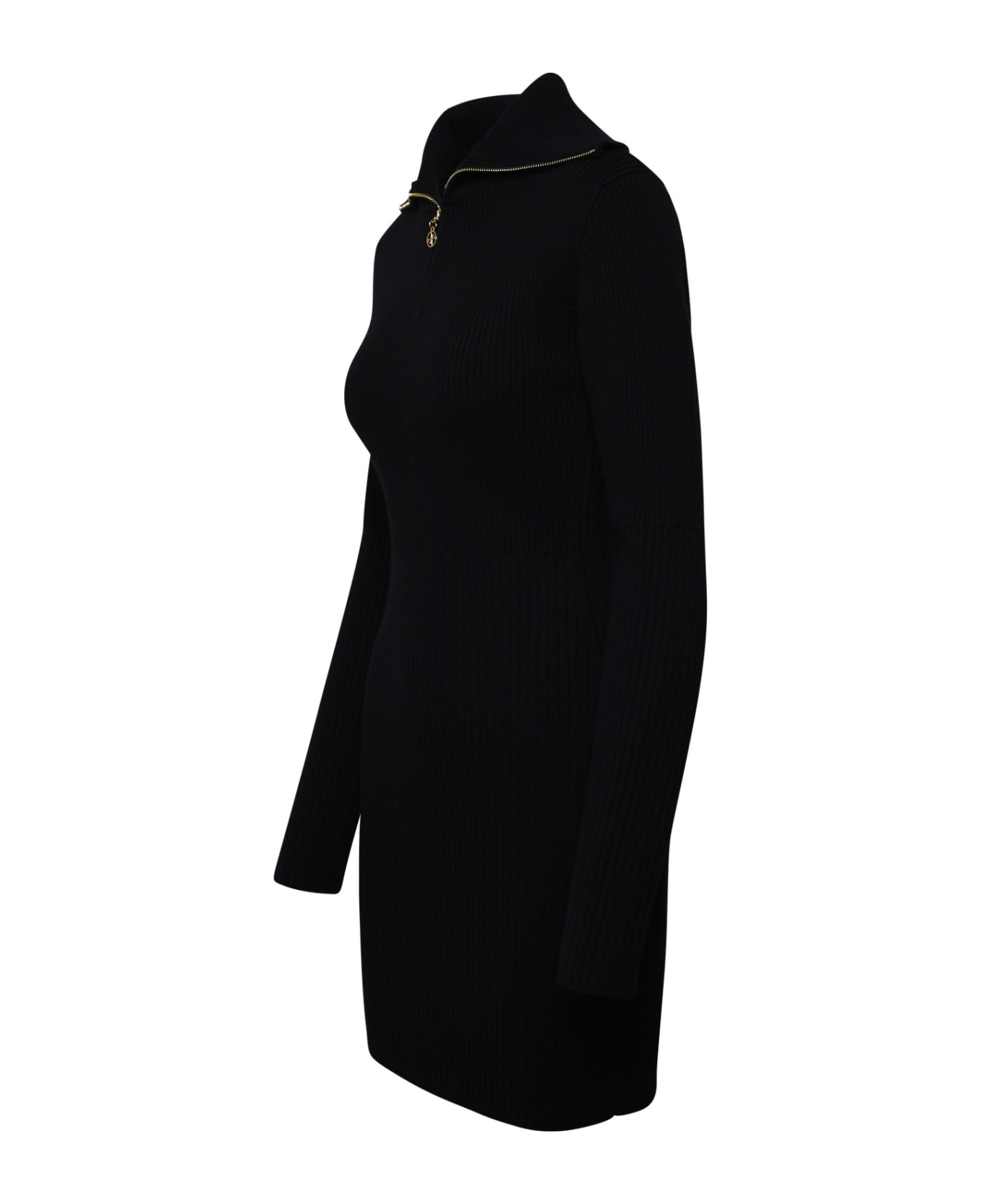 Patou Merino Wool Dress - Black
