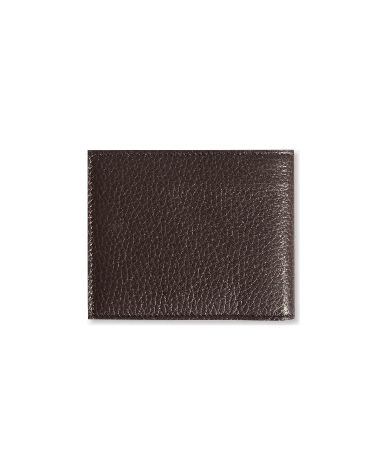 Larusmiani Wallet 'euro' Wallet - Chocolate 財布