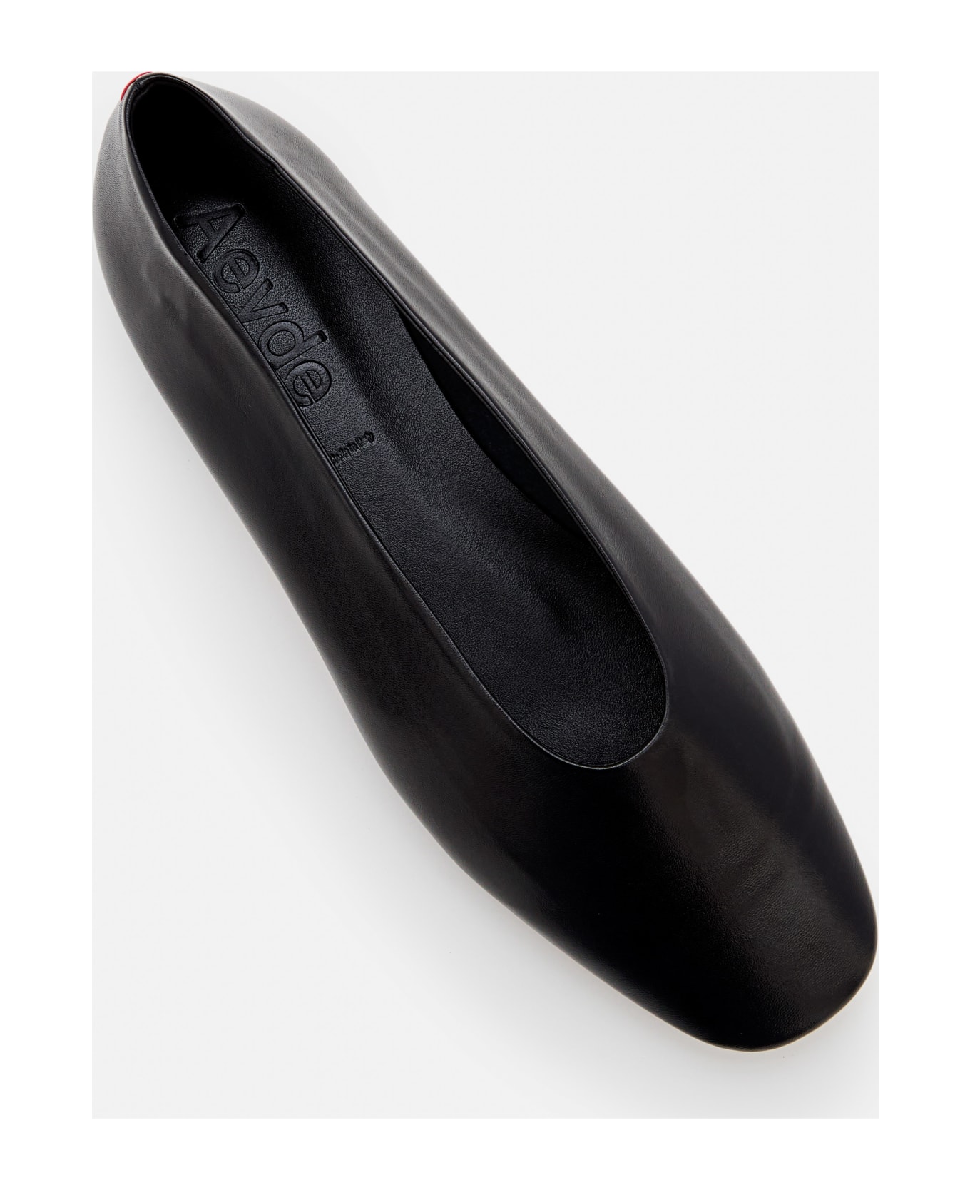 aeyde 08mm Kirsten Nappa Leather Ballet Flat - Black フラットシューズ