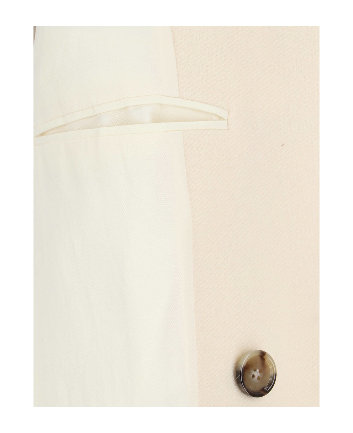 Ami Alexandre Mattiussi Double-breasted Coat - White