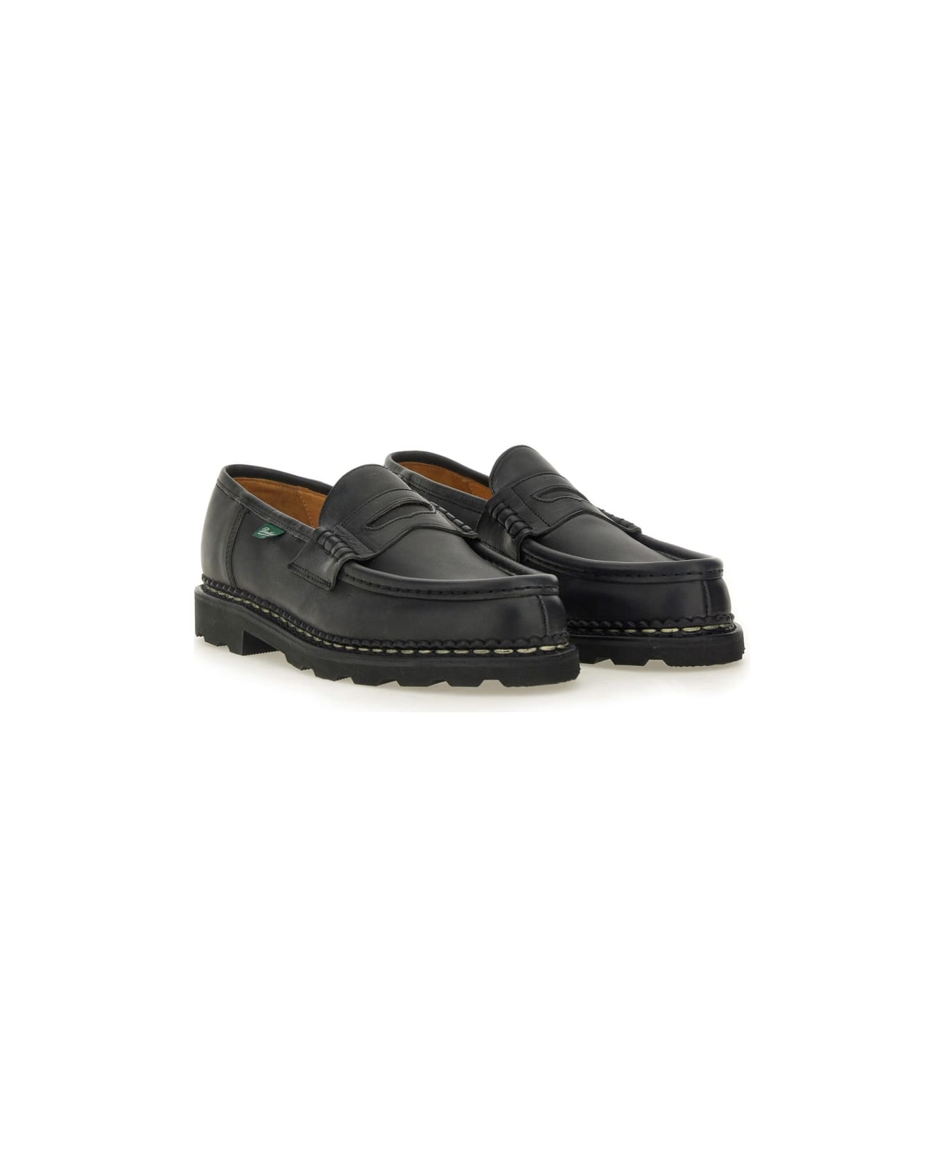 Paraboot Leather Loafer - BLACK