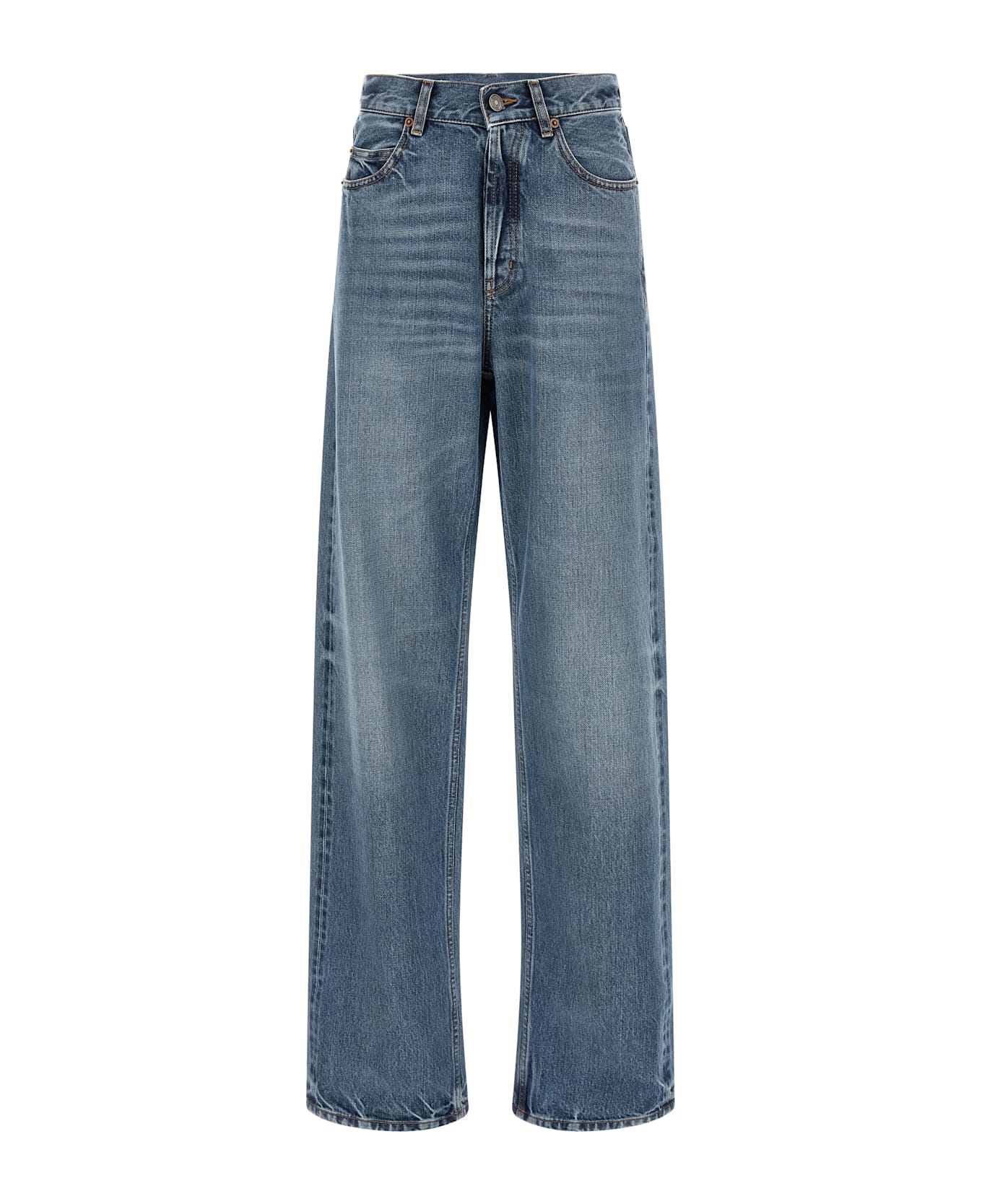 Saint Laurent V-shaped Waist Jeans - Light Blue