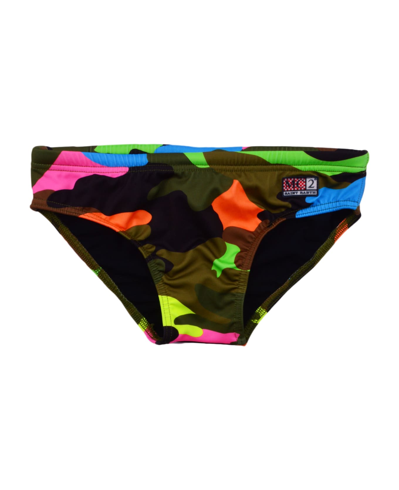MC2 Saint Barth Swimsuit With Camouflage Print - Multicolor