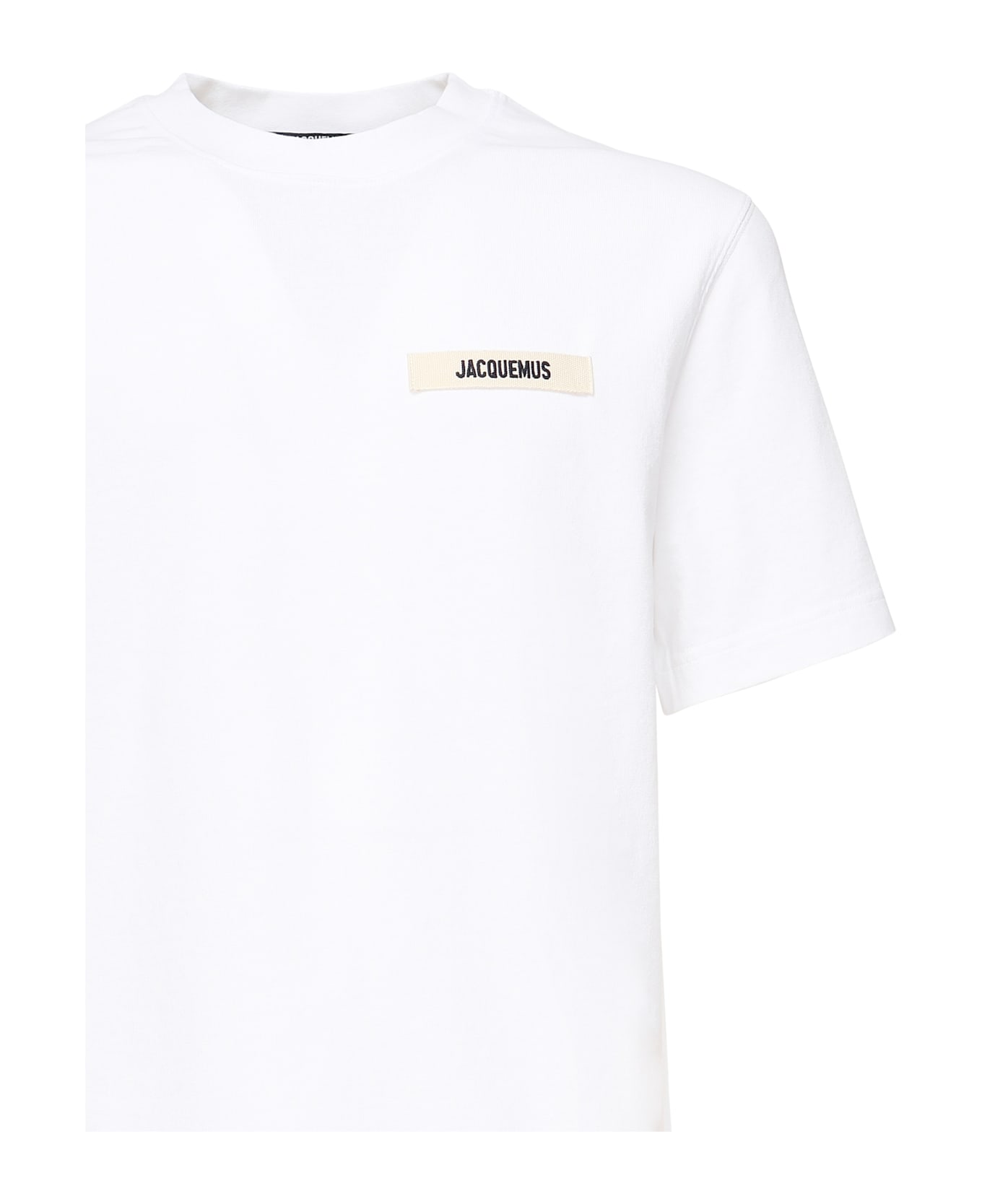 Jacquemus T-shirt Le T-shirt Gros-grain - White