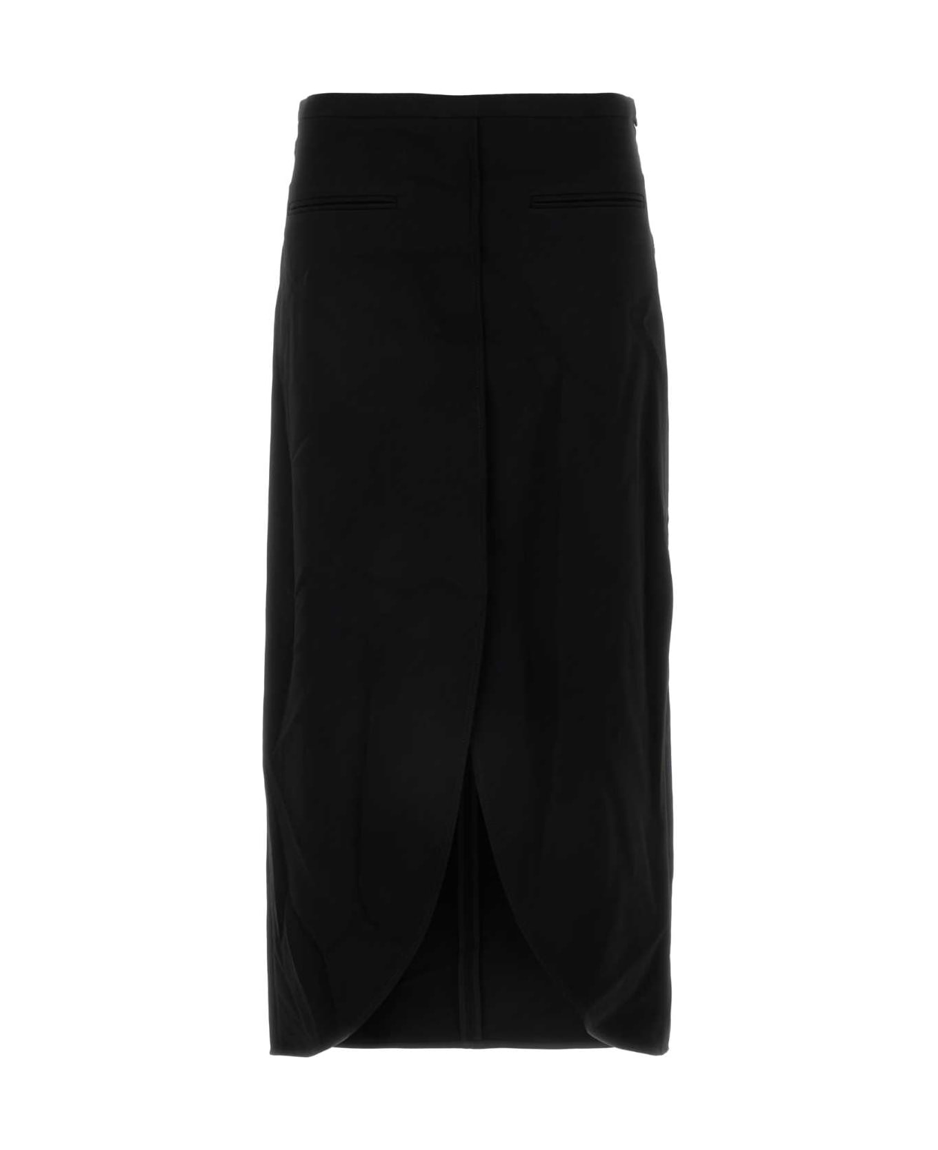 【関税&送料込】Courreges Black Polyester Blend Skirt Courrèges Black Polyester Blend Skirt | italist