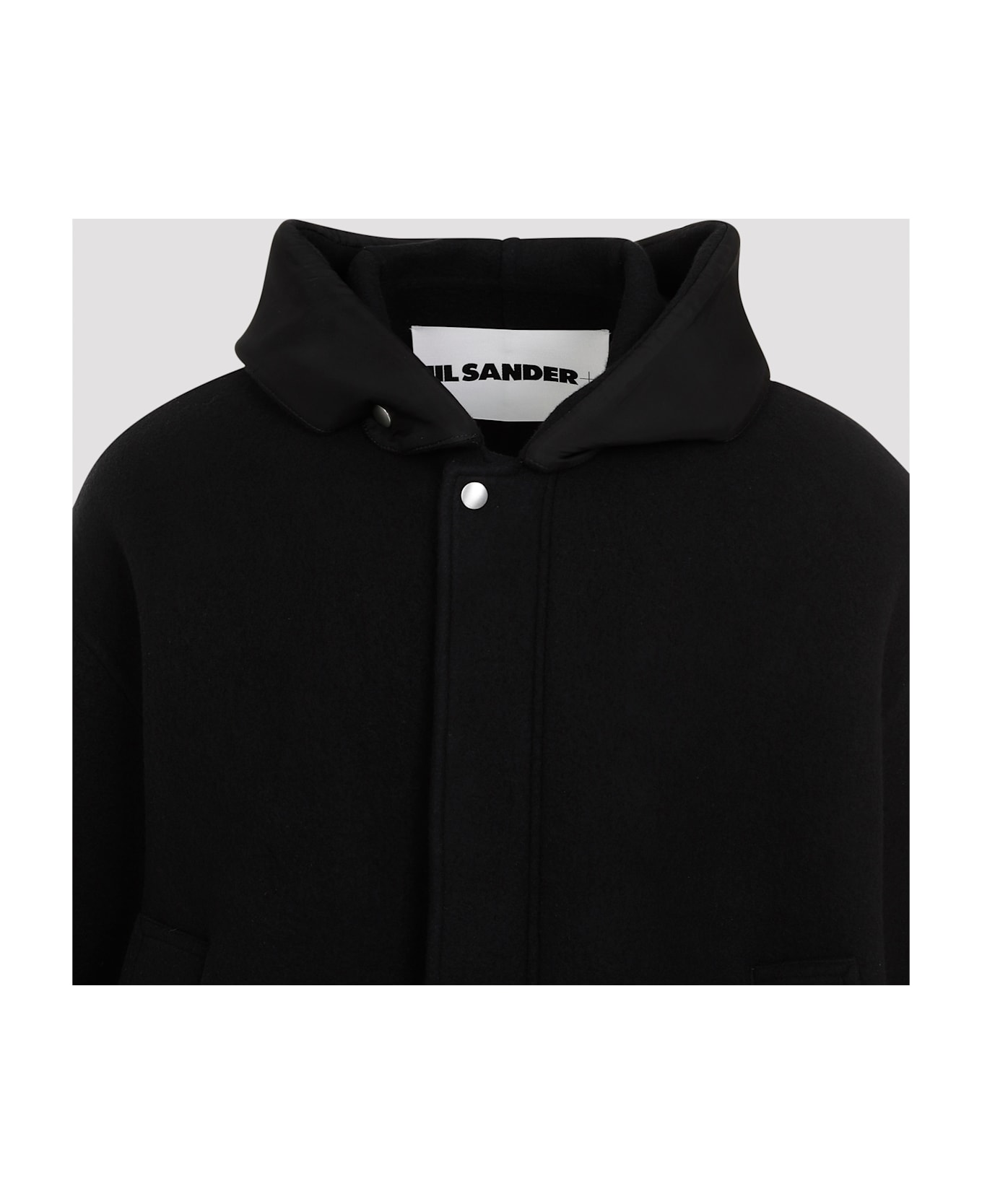 Jil Sander Virgin Wool Parka - Black