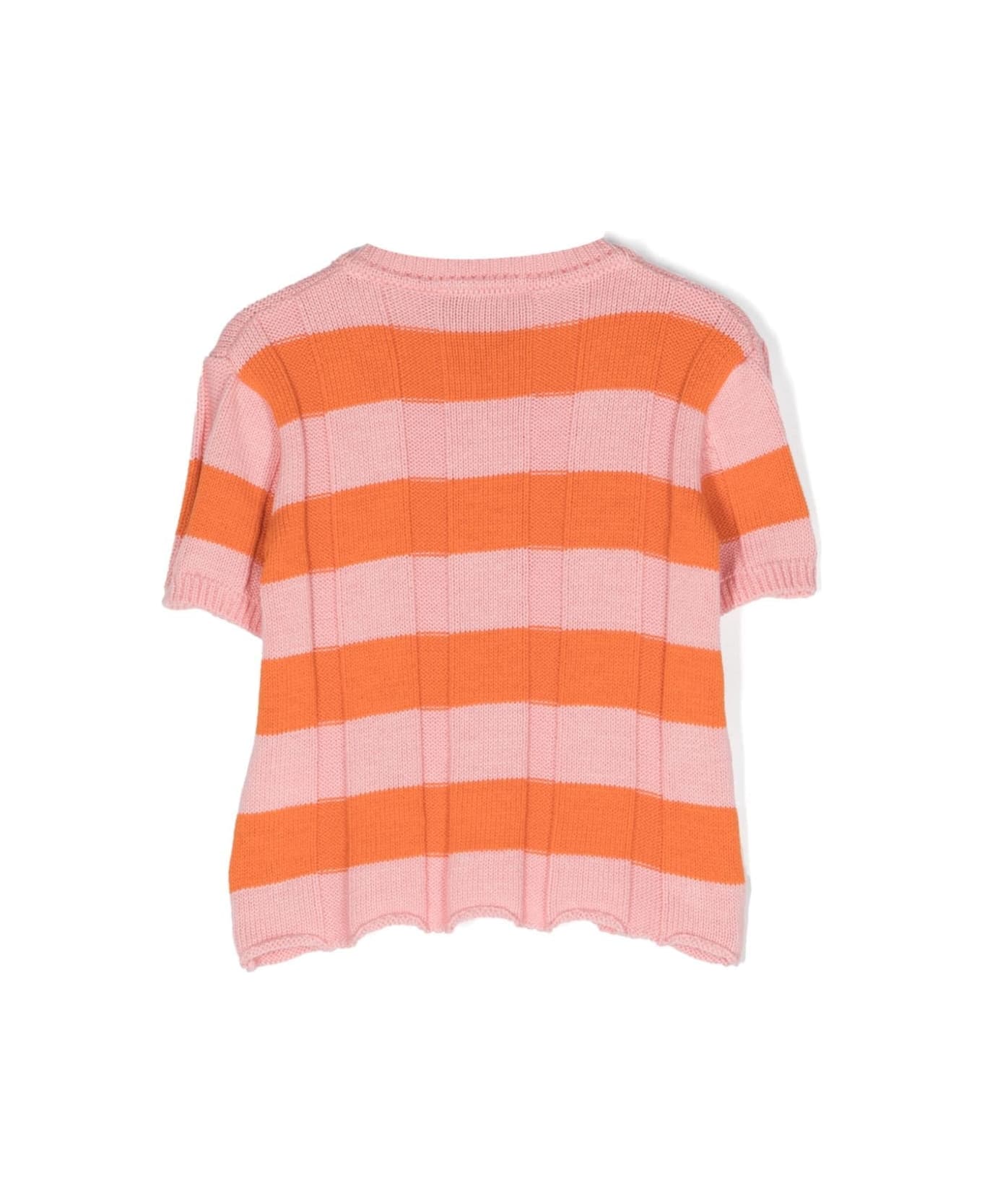 MiMiSol T-shirt Con Applicazione - Orange