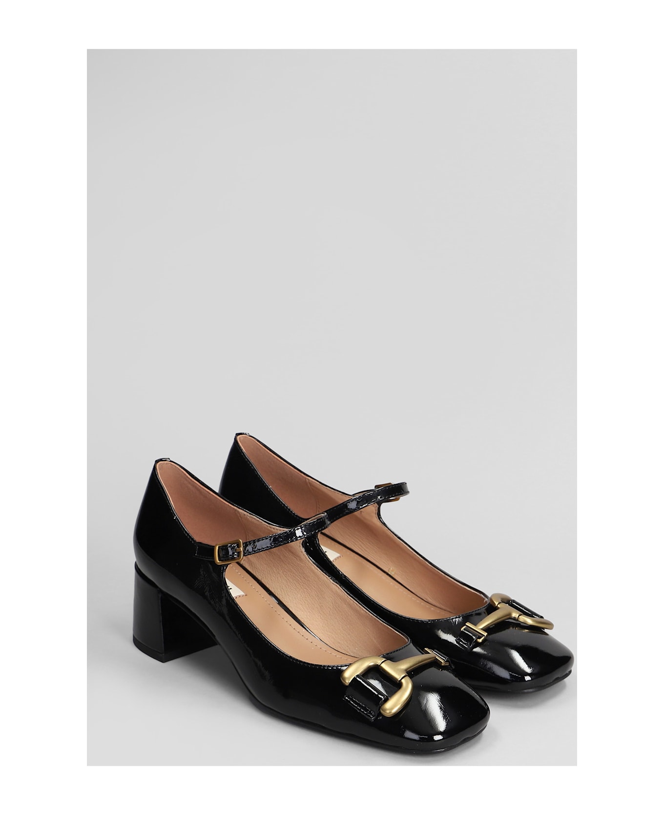 Bibi Lou Noa Pump 50 Pumps In Black Patent Leather - black