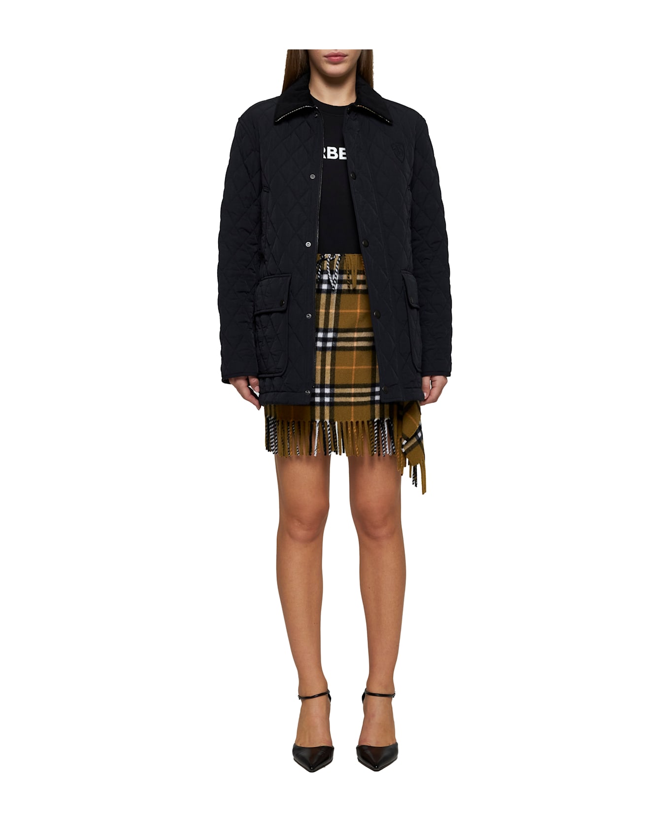 Burberry Jacket - Black/sand ip check