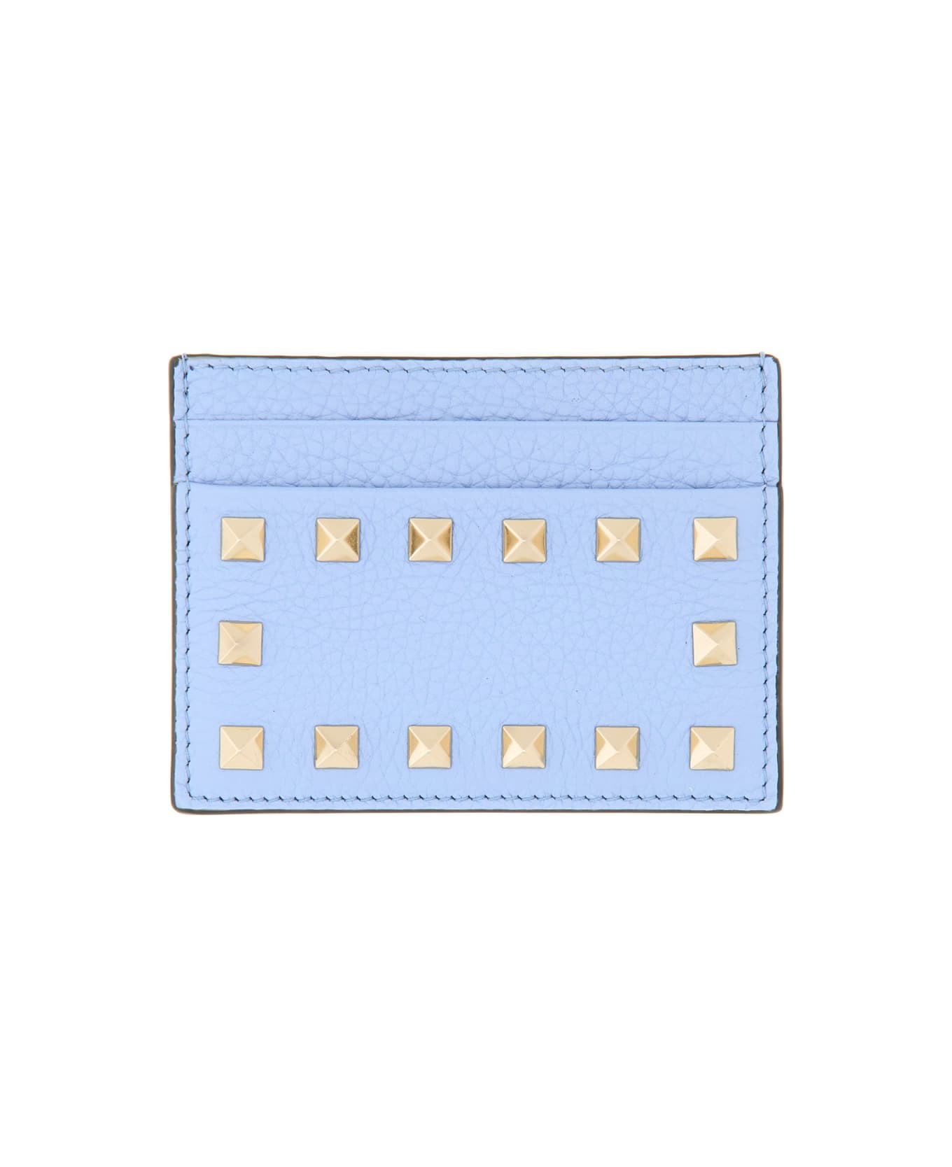 Valentino Garavani Rockstud Card Holder - BLUE