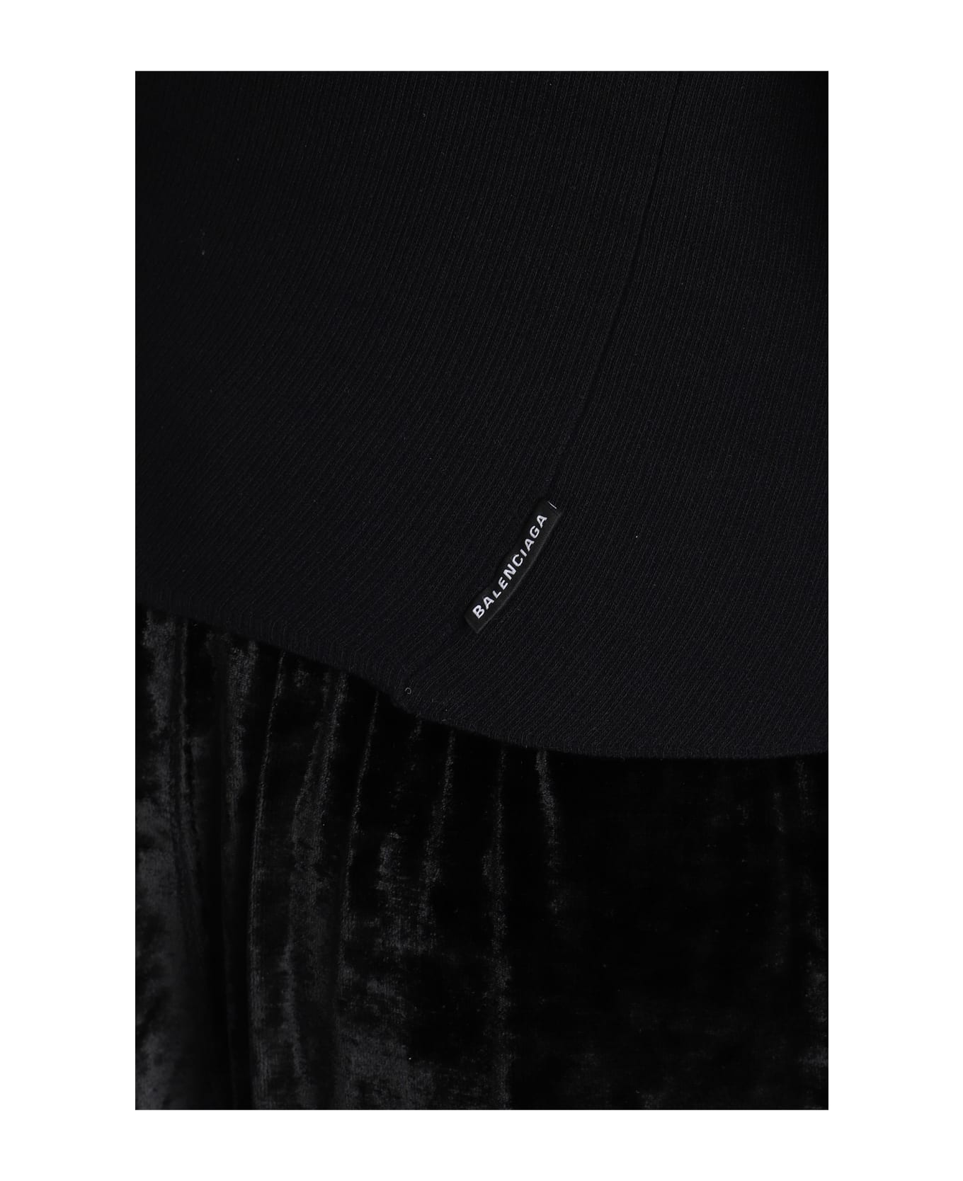 Balenciaga Topwear In Black Cotton - black トップス