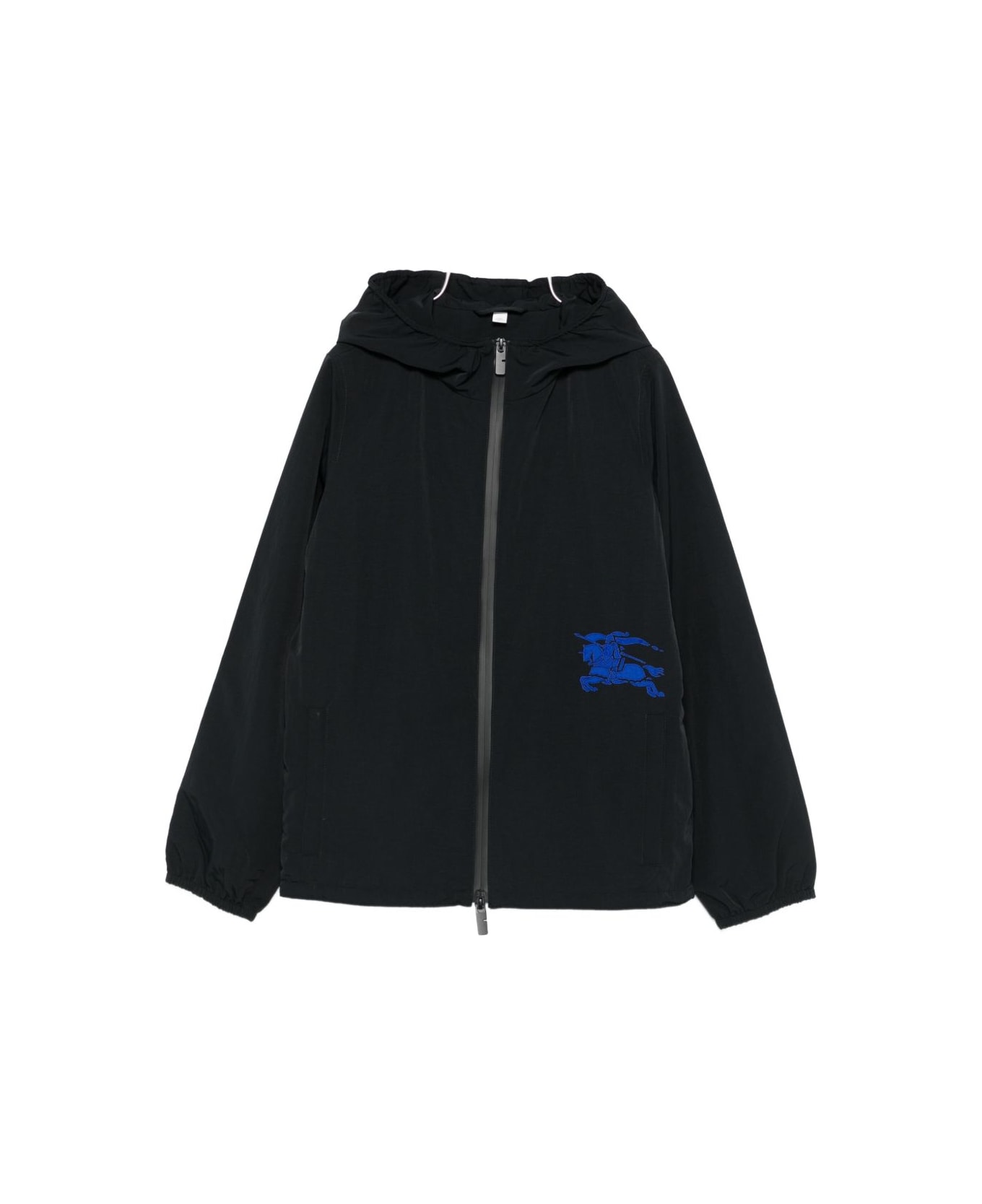 Burberry Kids Burberry Hooded Jacket - Black