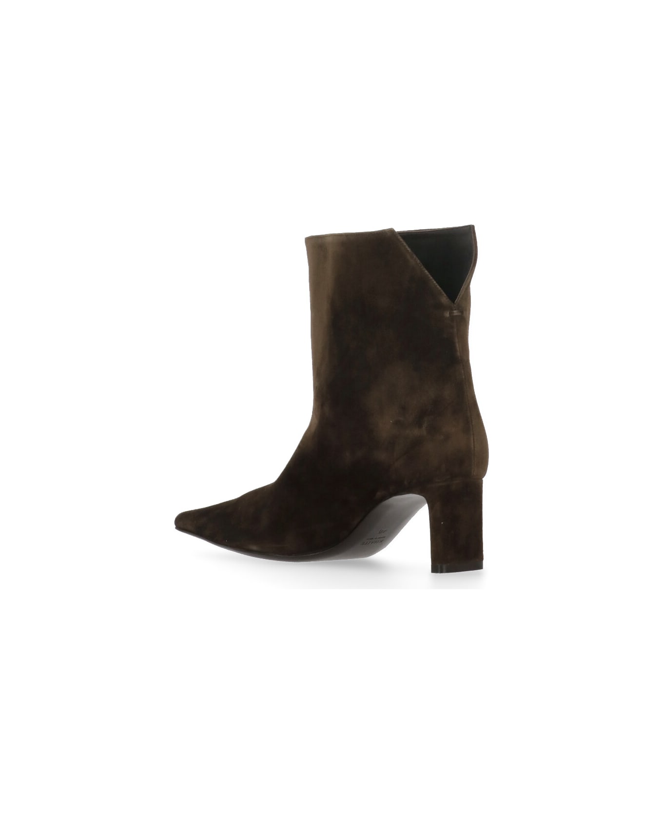 Khaite Leather Boots - Brown