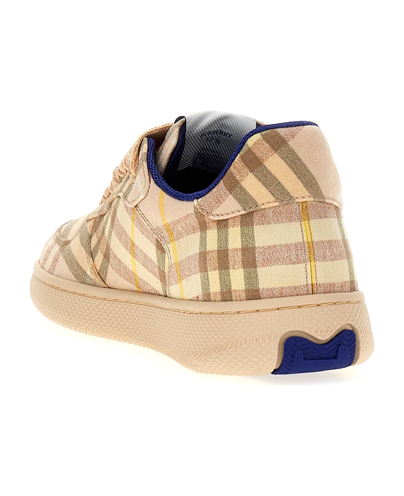 Burberry 
terrace Check
 Sneakers - Pink