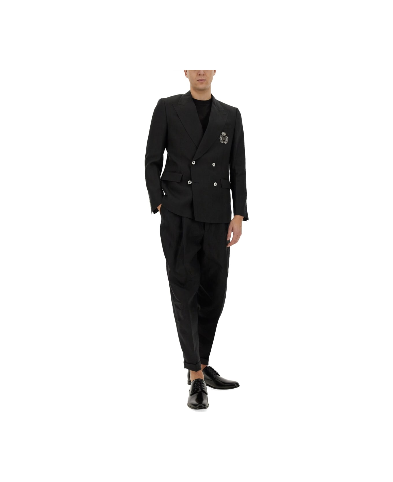 Dolce 
Gabbana Double-breasted Jacket - BLACK