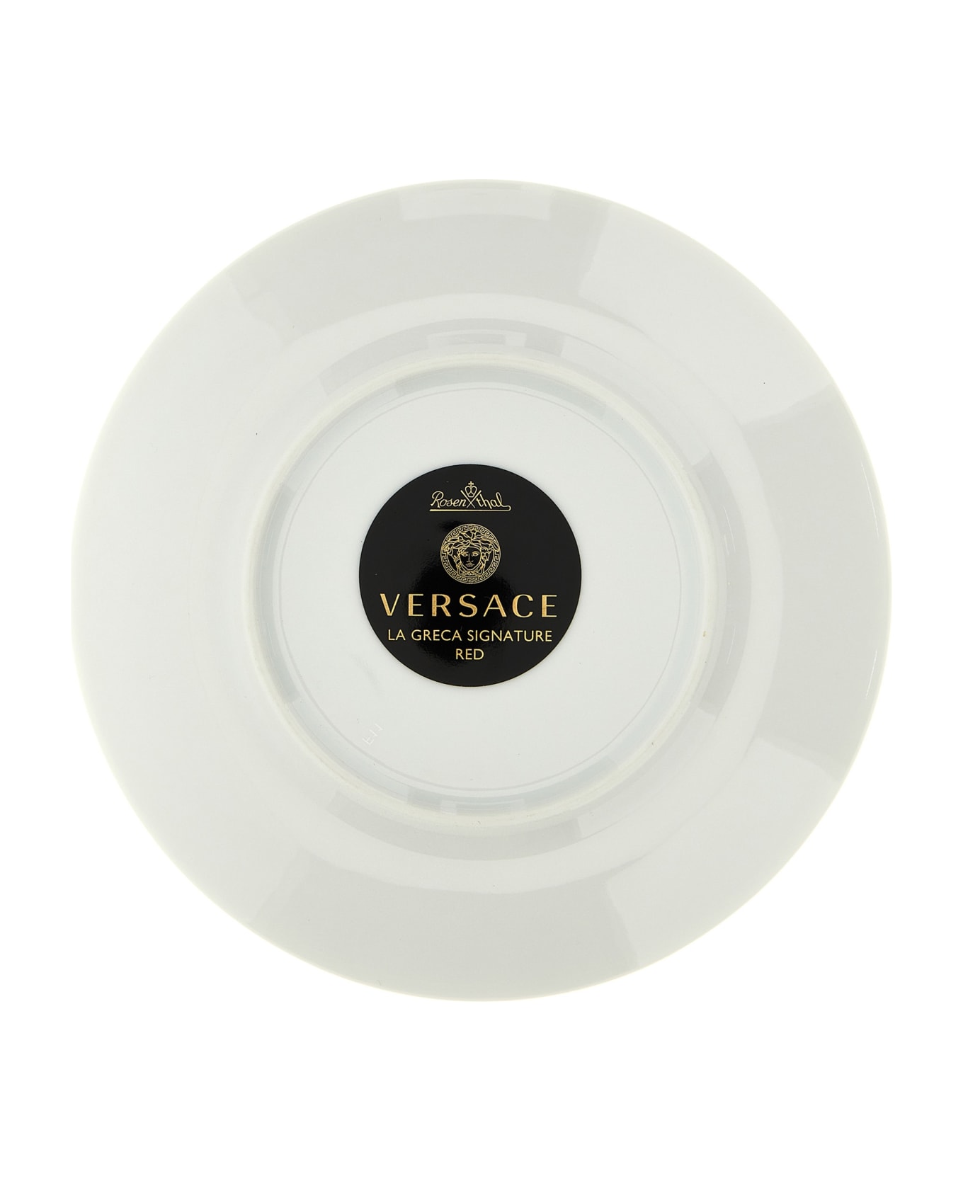 Versace 'la Greca' Dinner Plate - Red お皿＆ボウル