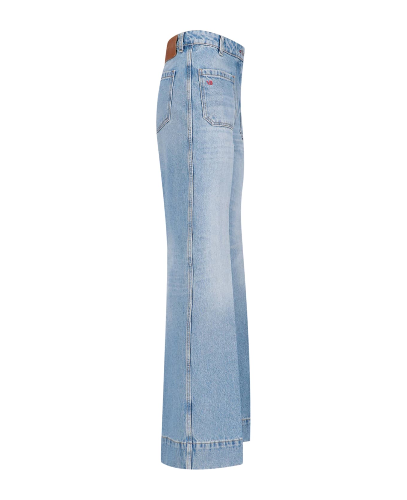 Victoria Beckham 
alina
 Straight Jeans - Pale Blue Wash