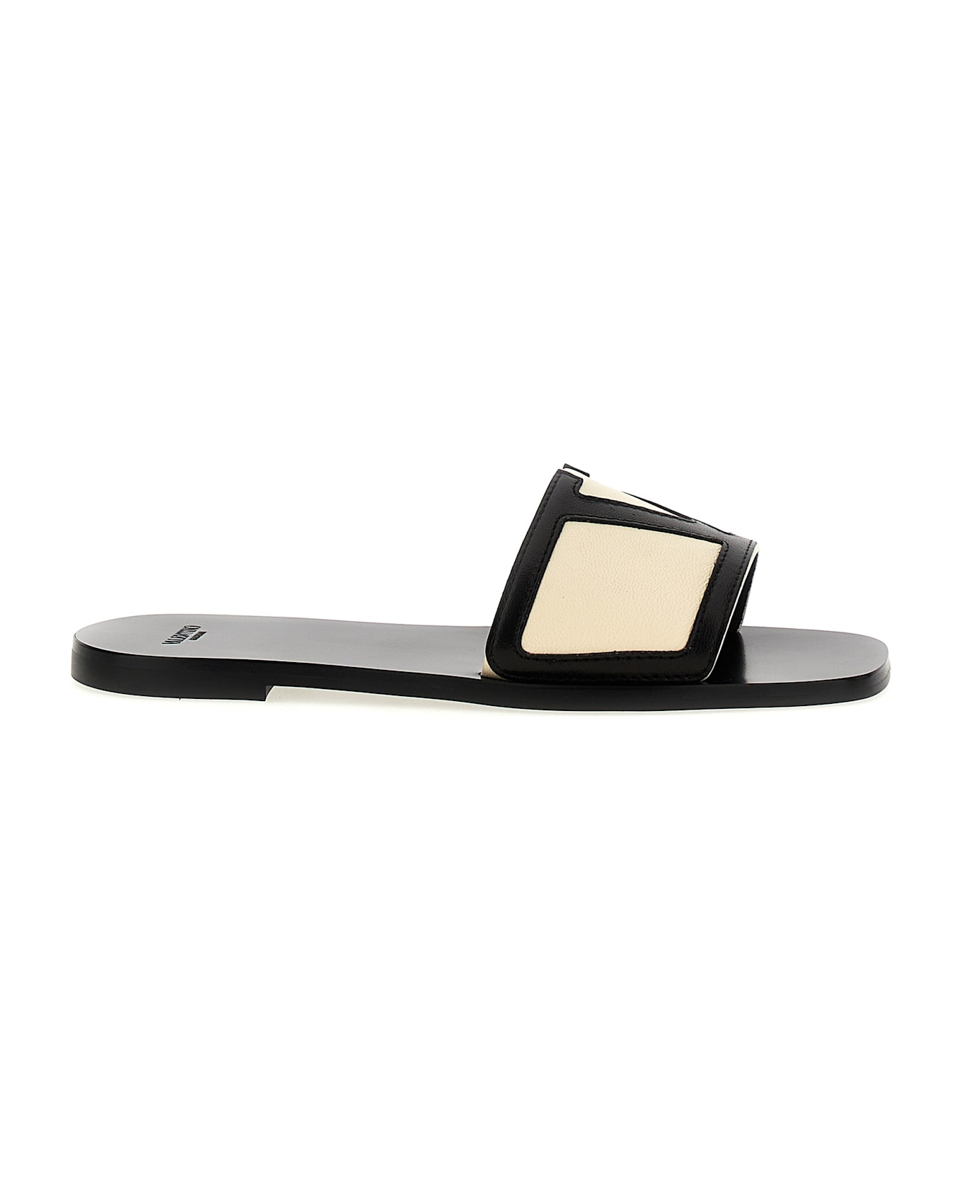 Valentino Garavani 'vlogo' Sandals - White/Black