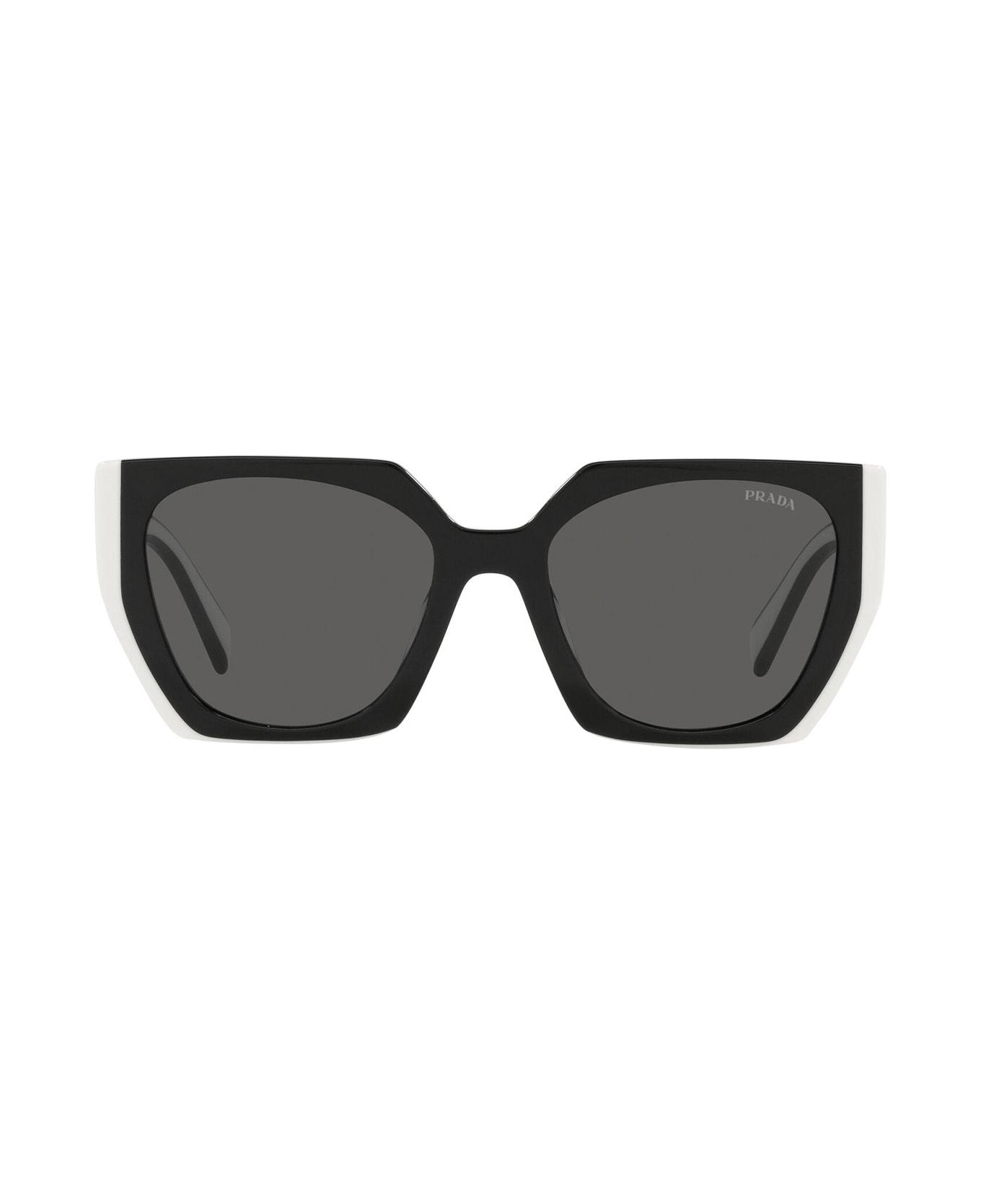Prada Eyewear Pr 15ws Black / Talc Sunglasses - Black / Talc