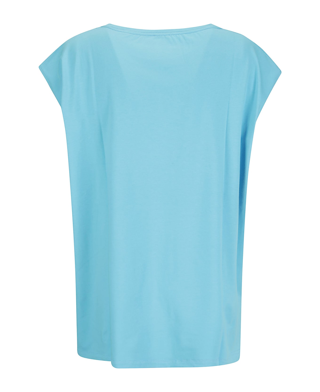 Hira Overall Cotton T-shirt - TURCHESE
