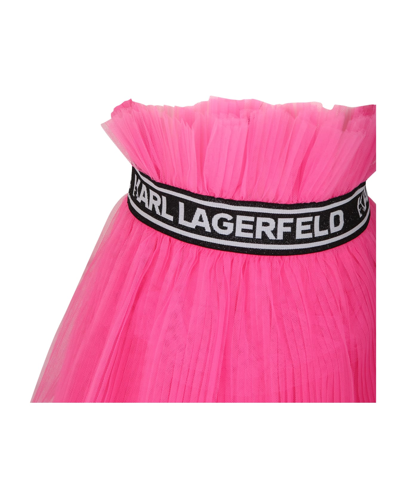 Karl Lagerfeld Kids Elegant Fuchsia Skirt For Girl - Fuchsia