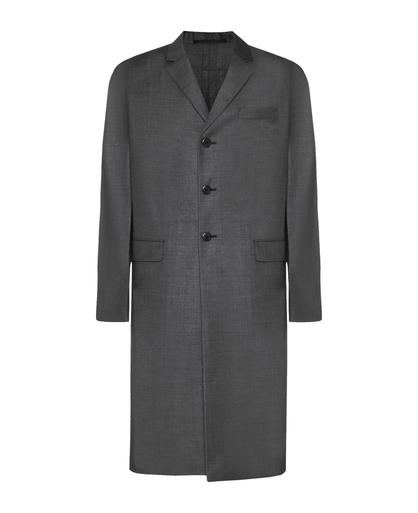 Prada Wool Coat - Gray