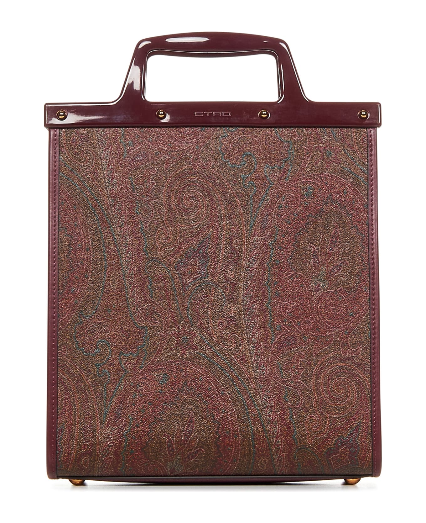 Etro Multicolour Paisley Medium Love Trotter Bag - Bordeaux
