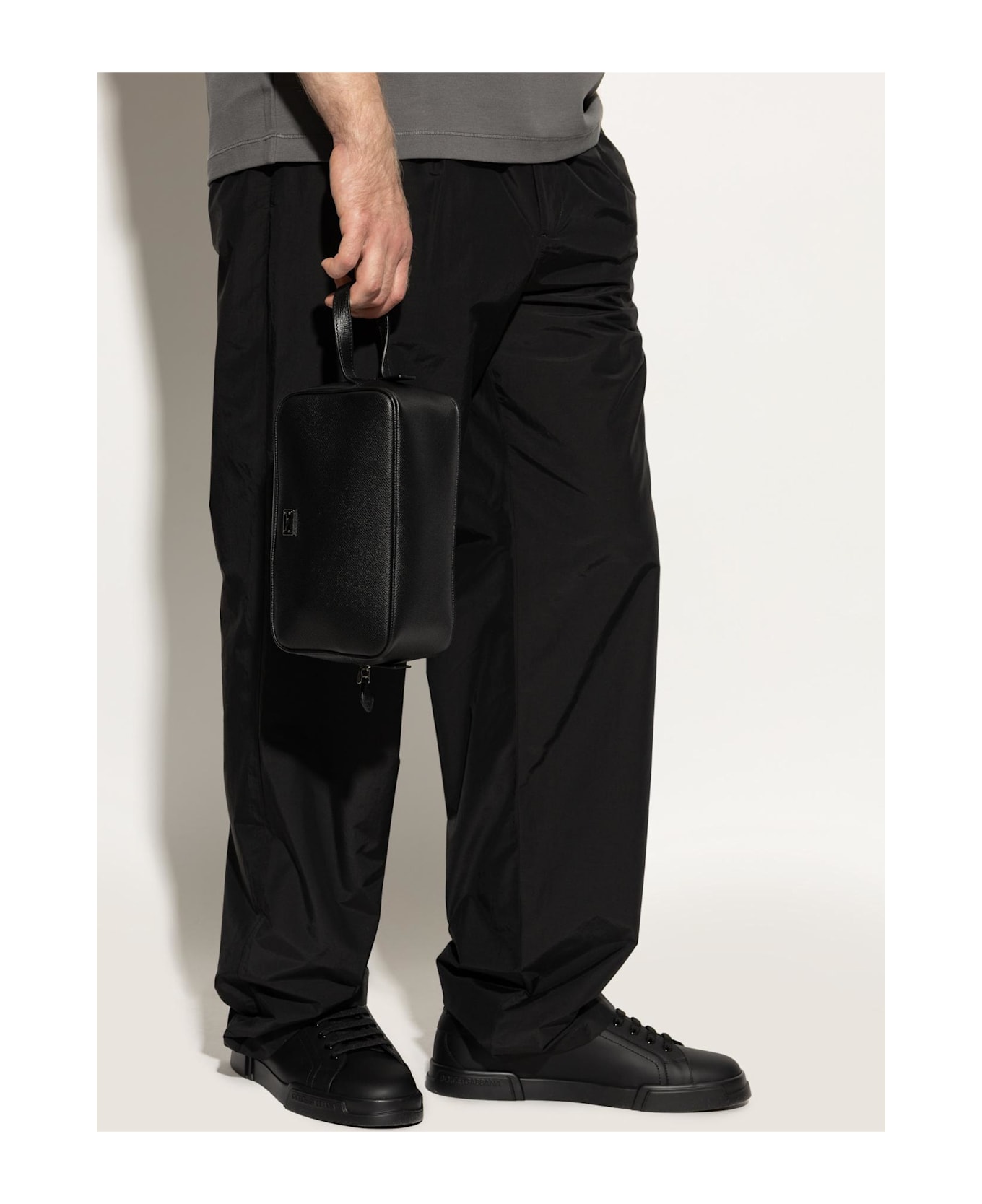 Dolce 
Gabbana Leather Handbag - Black