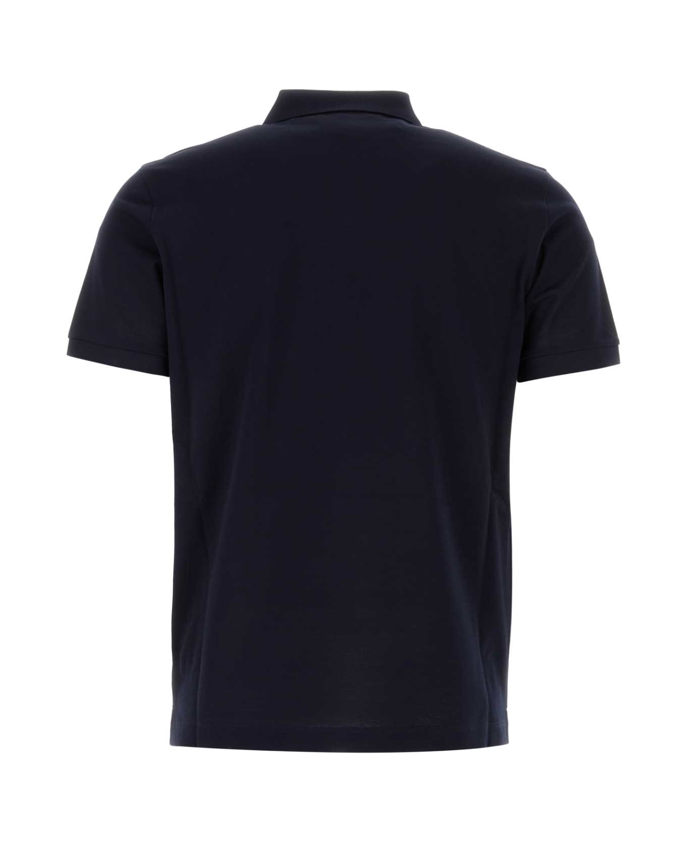 Prada Midnight Blue Piquet Polo Shirt - NAVY
