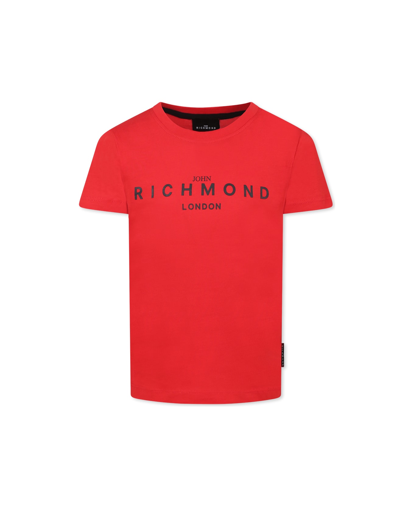 Richmond Red T-shirt For Boy With Logo - Red