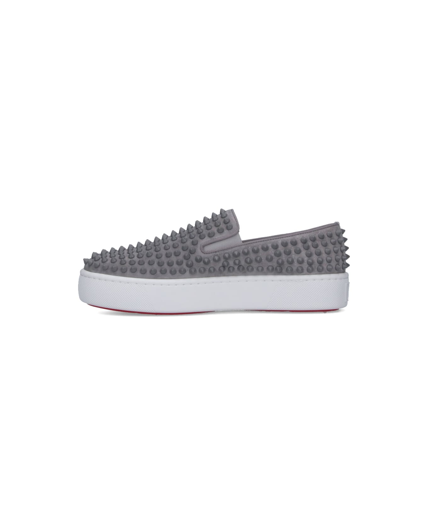 Christian Louboutin "spikeboat" Sneakers - Gray