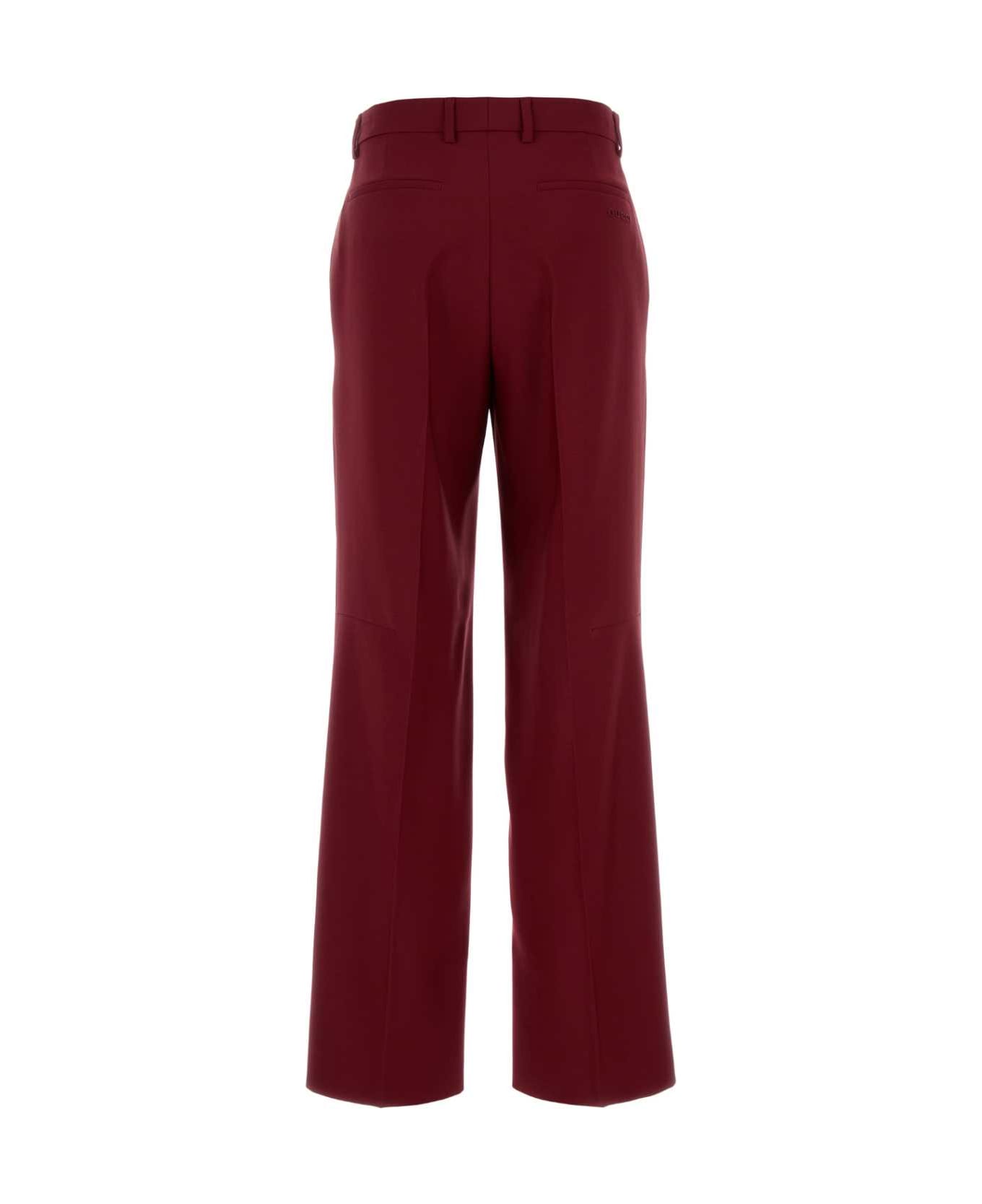 Gucci Burgundy Wool Pant - FIRE