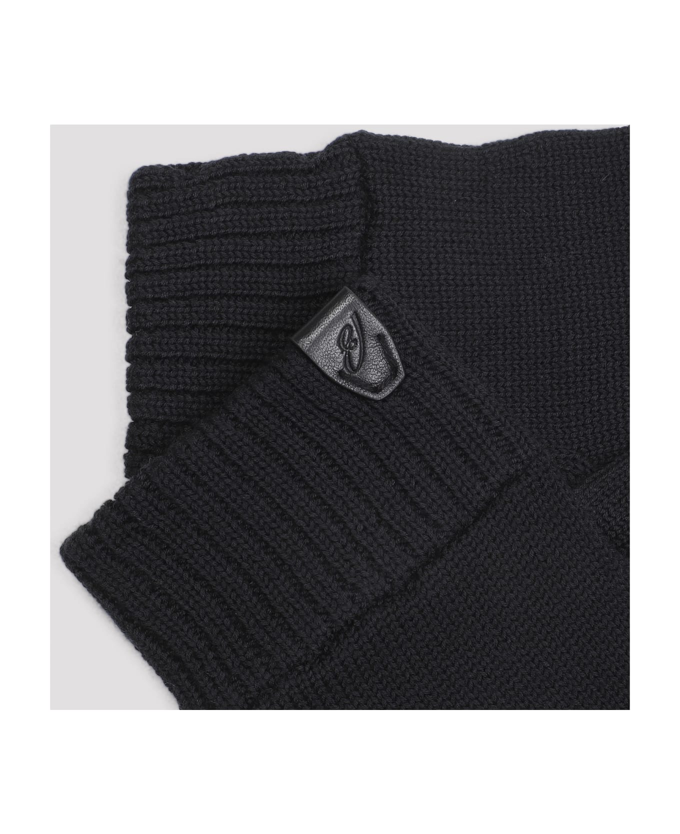 Brioni Wool Gloves - Black