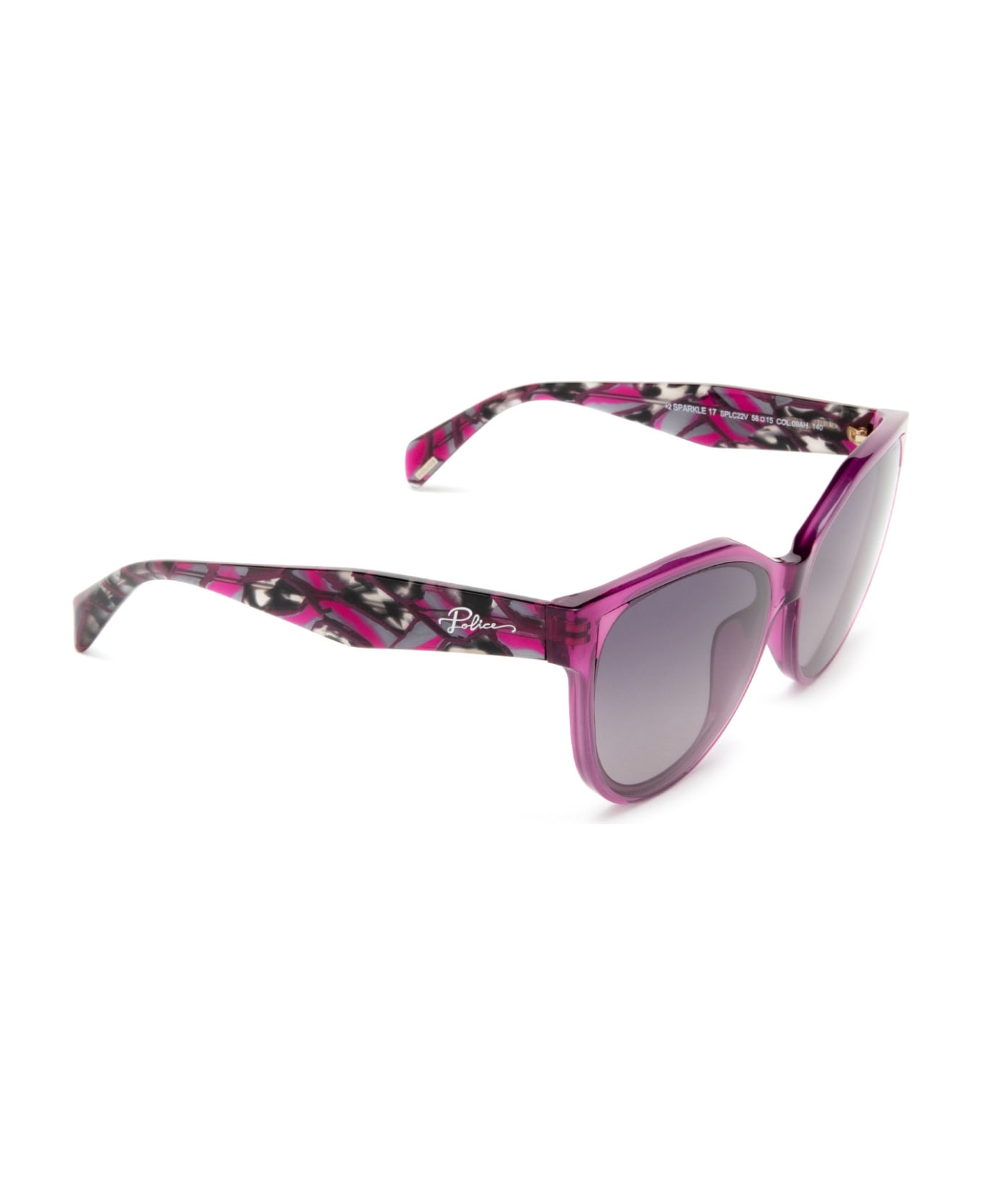 Police Splc22e Transparent Pink Sunglasses - Transparent Pink サングラス