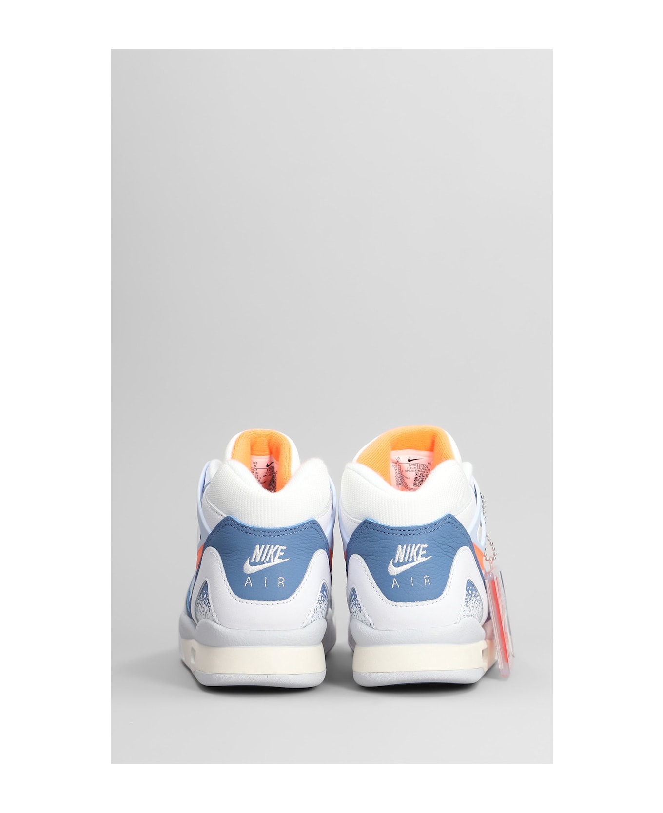 Nike Air Tech Challenge Sneakers In White Leather - white