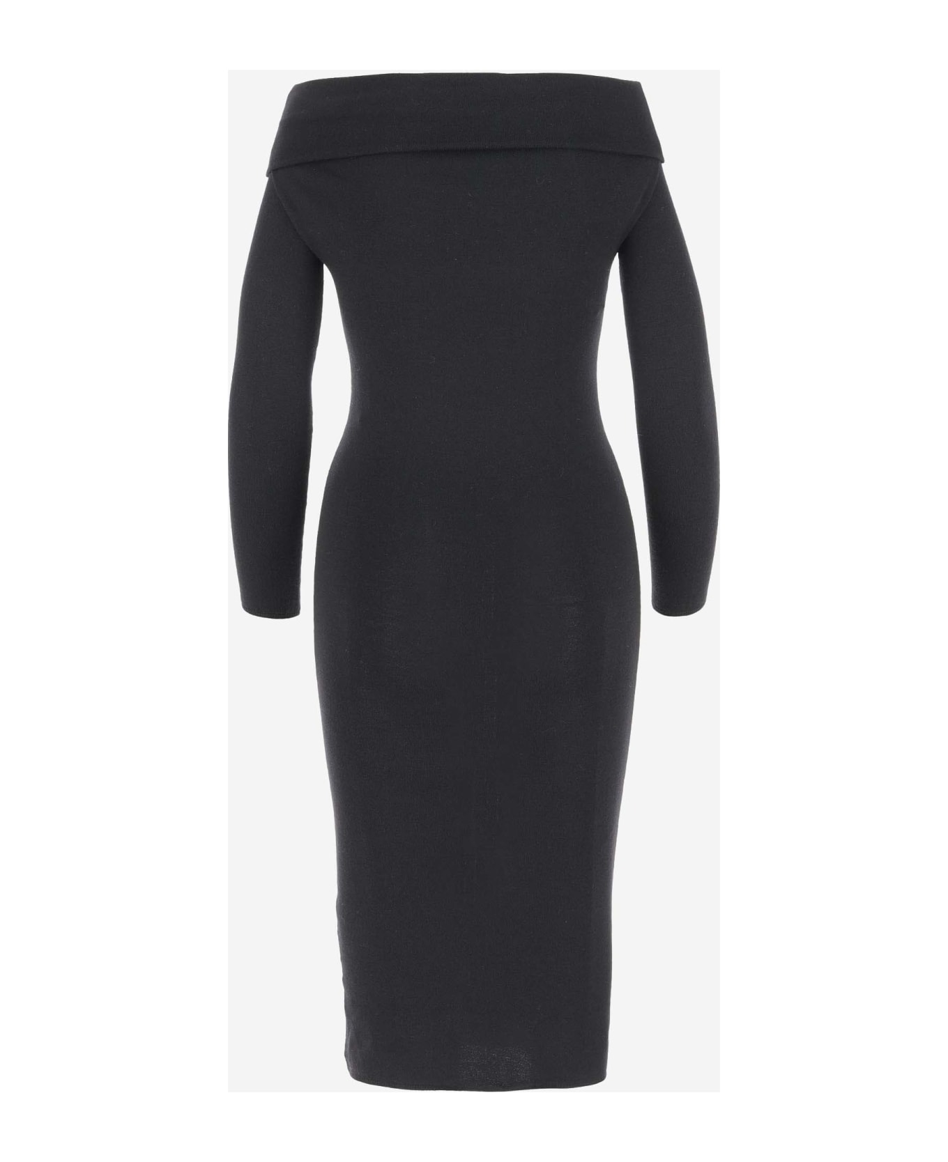 Armarium Wool Blend Dress - Black