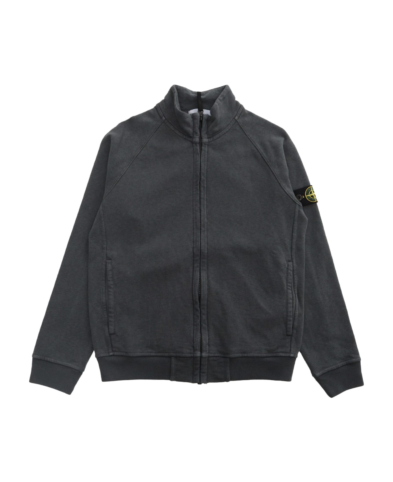 Stone Island Junior Dark Gray Sweatshirt - GREY ニットウェア＆スウェットシャツ